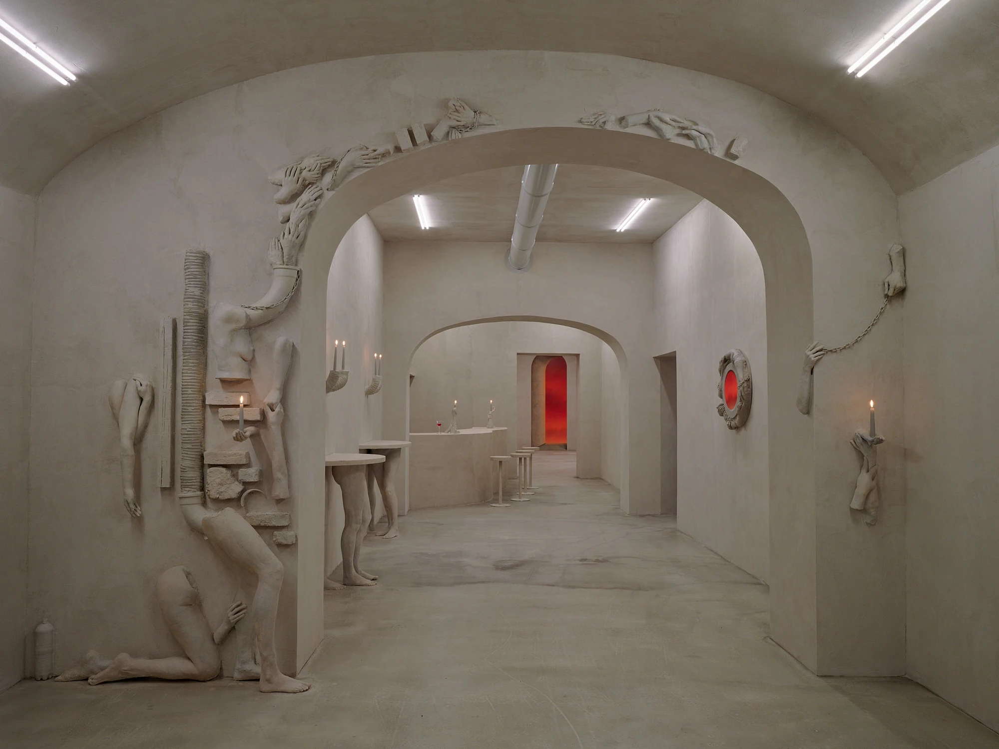Bar Far by Clementine Keith-Roach and Christopher Page, Villa Lontana, Rome, installation, sculpture, contemporary art
