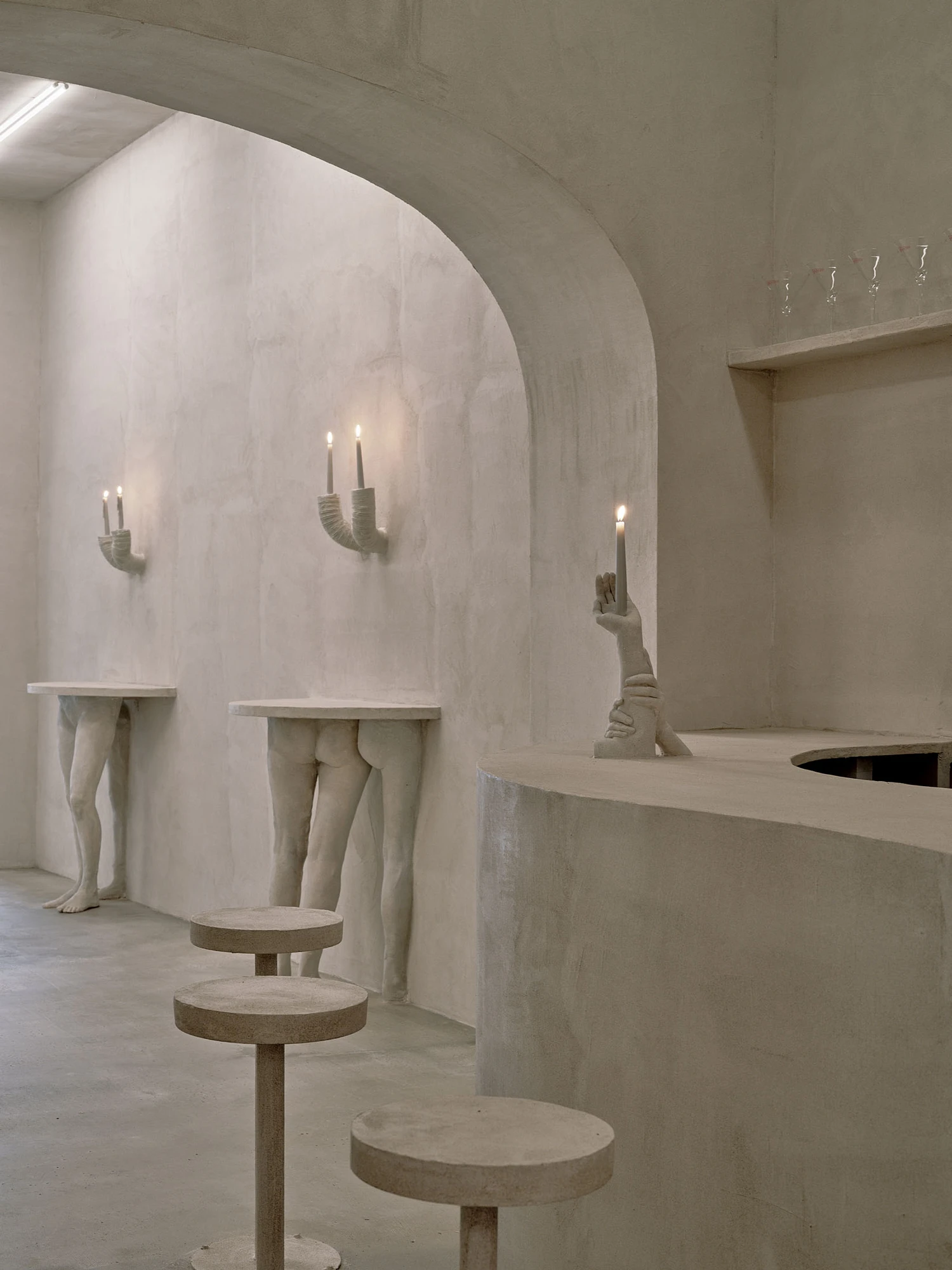 Bar Far by Clementine Keith-Roach and Christopher Page, Villa Lontana, Rome, installation, sculpture, contemporary art