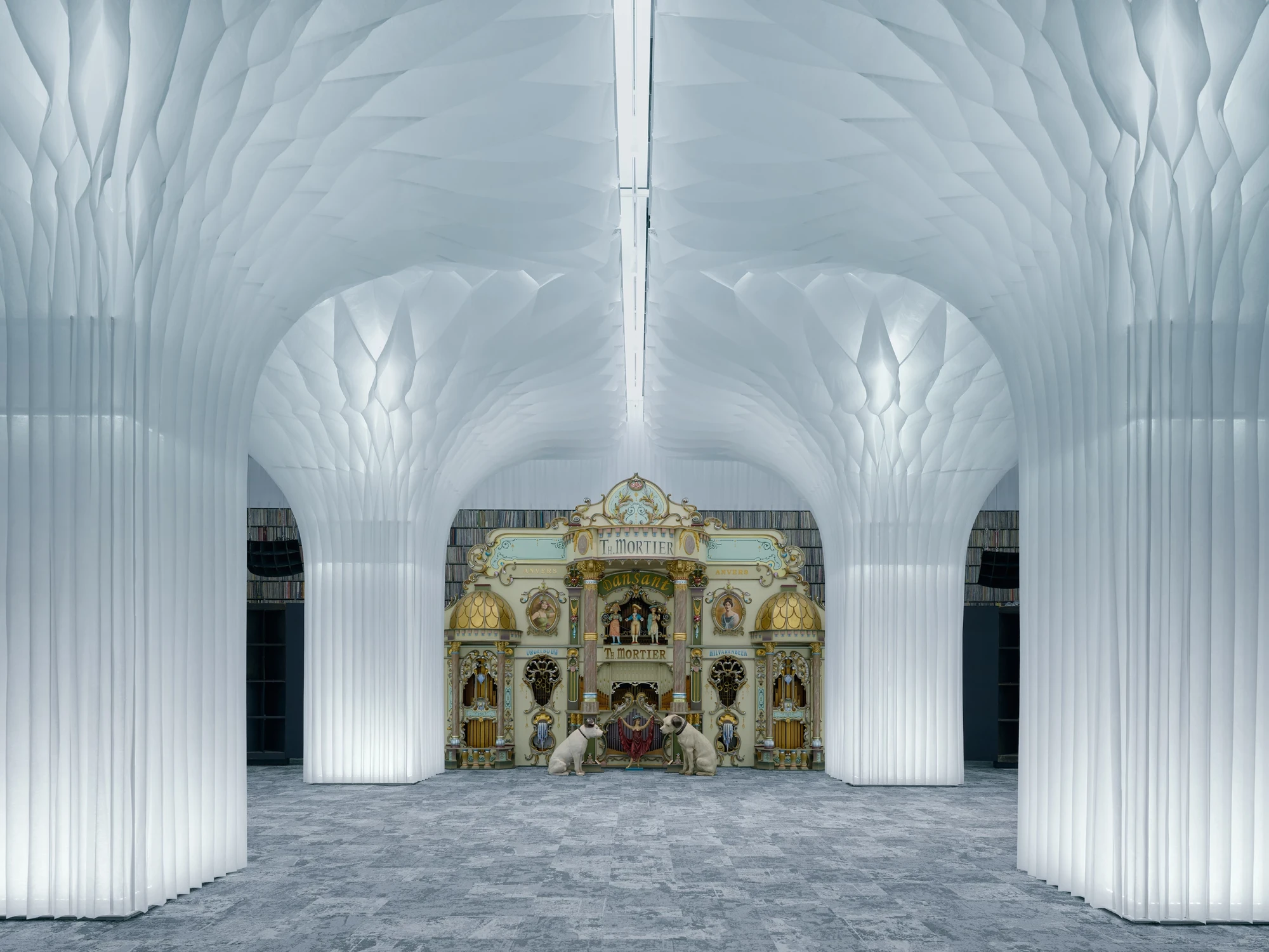 The Audeum audio museum by Kengo Kuma with aluminum louvers and wood interior, Seoul Guide