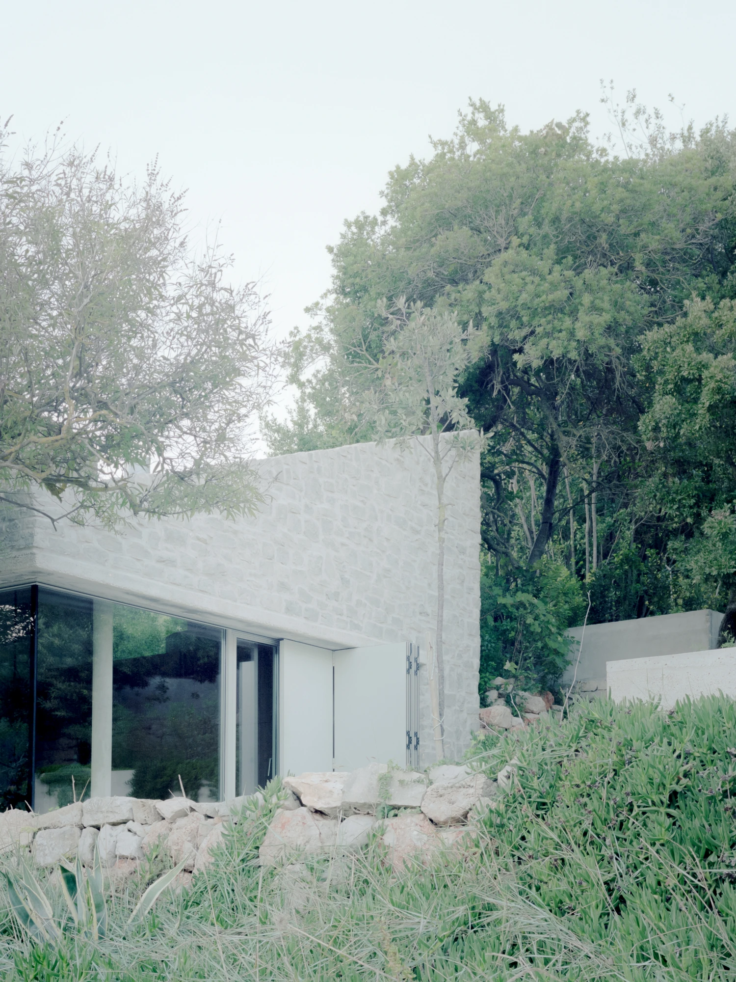 Pretpec traditional summer kitchen reconstruction by Gusić+Lončarić on Croatian coast, architecture, concrete house, minimalism