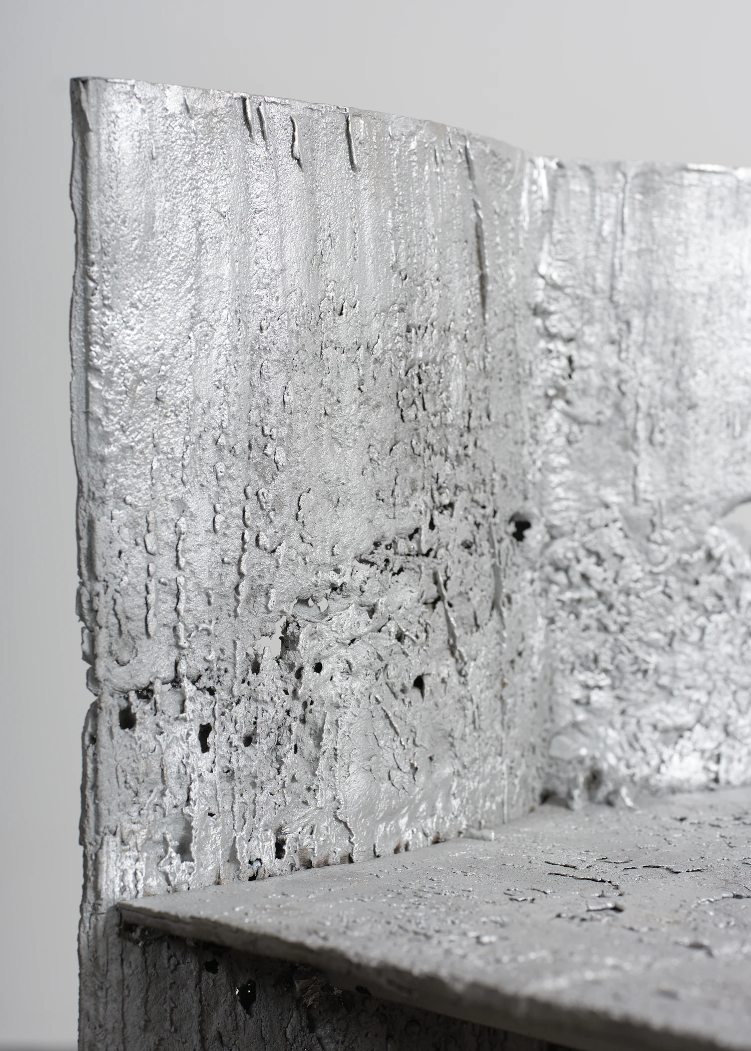 Ebba Studio Casts California Fire's Aftermath into Aluminum Furniture by Ebba Studio, design, chair, Los Angeles