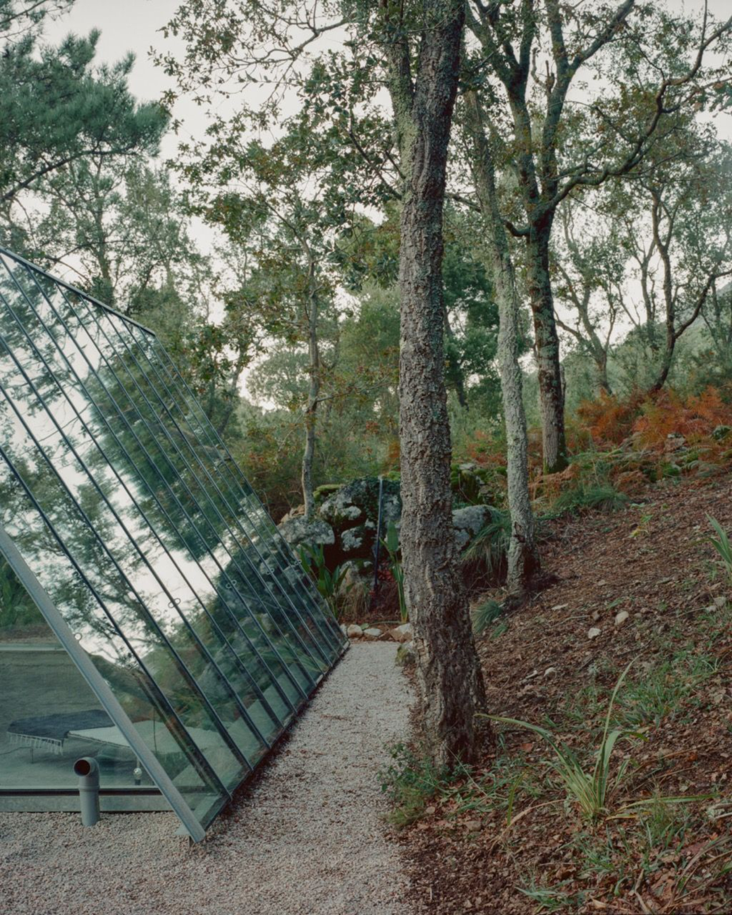 Glass house-stone house by Dyvik Kahlen Architects, architecture, pavilion, summer house