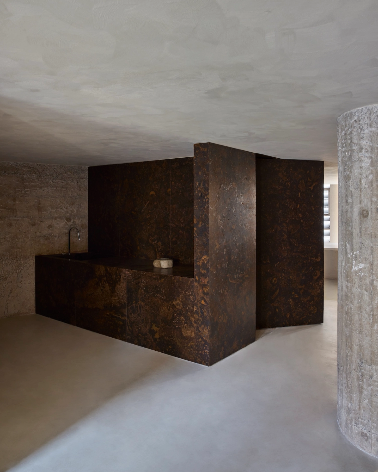 Terraço Itália by MNMA Studio reimagines a modernist icon with a precise, material-focused interior