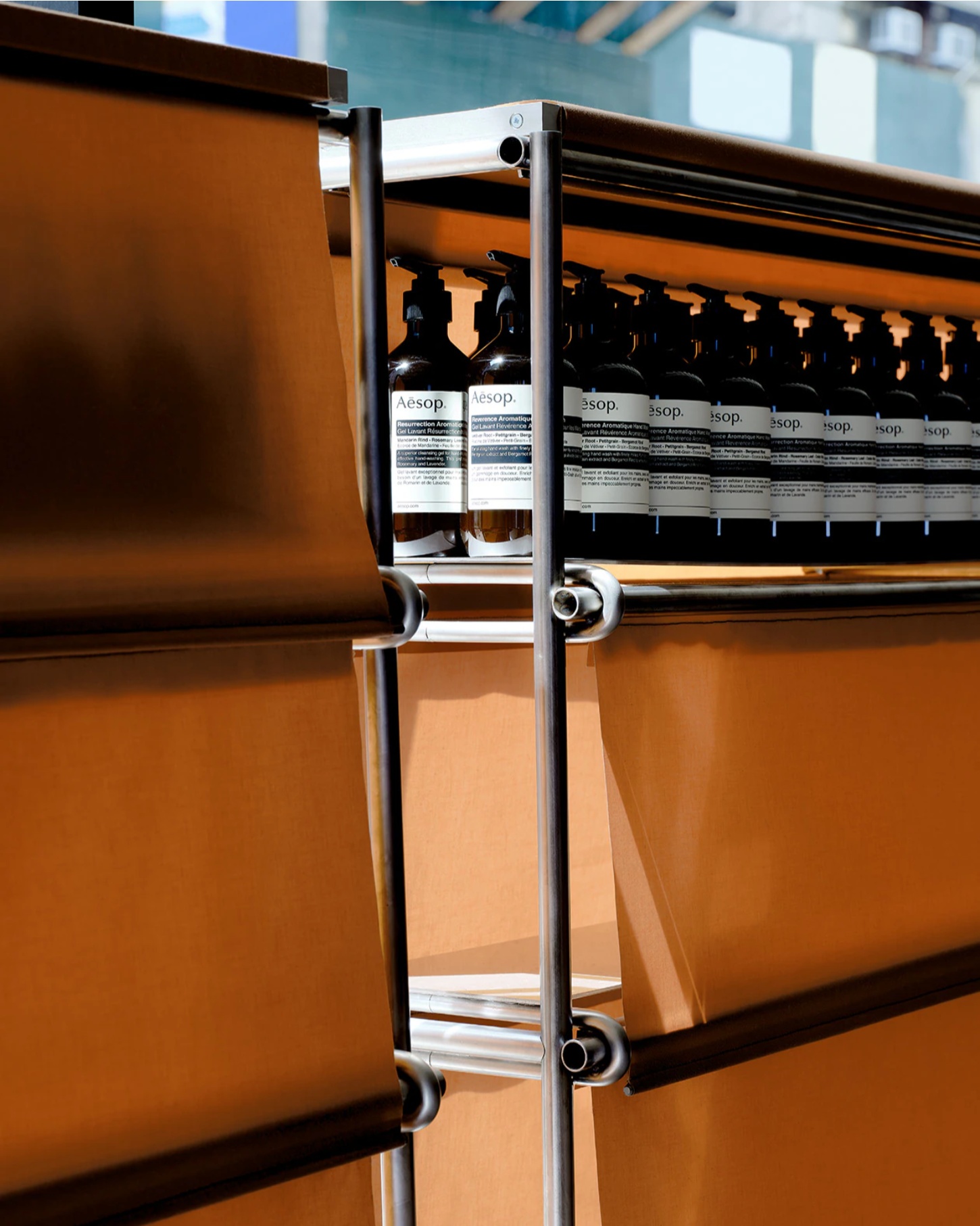 Aēsop NoMad by MV-LLC transforms a 19th-century Broadway building into a dialogue of past and present