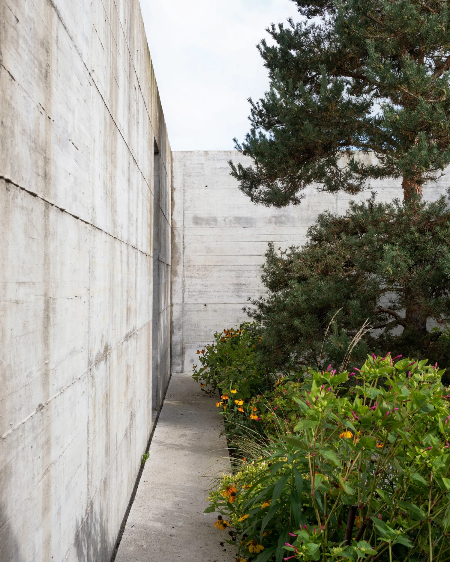 House with two courtyards by BÜRO MÜHLBAUER, concrete architecture, minimalist villa, german architecure, wood