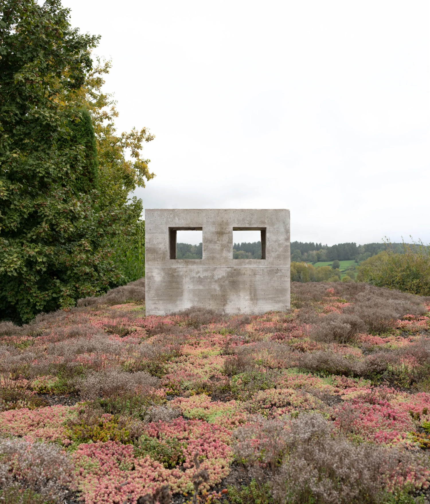 House with two courtyards by BÜRO MÜHLBAUER, concrete architecture, minimalist villa, german architecure, wood