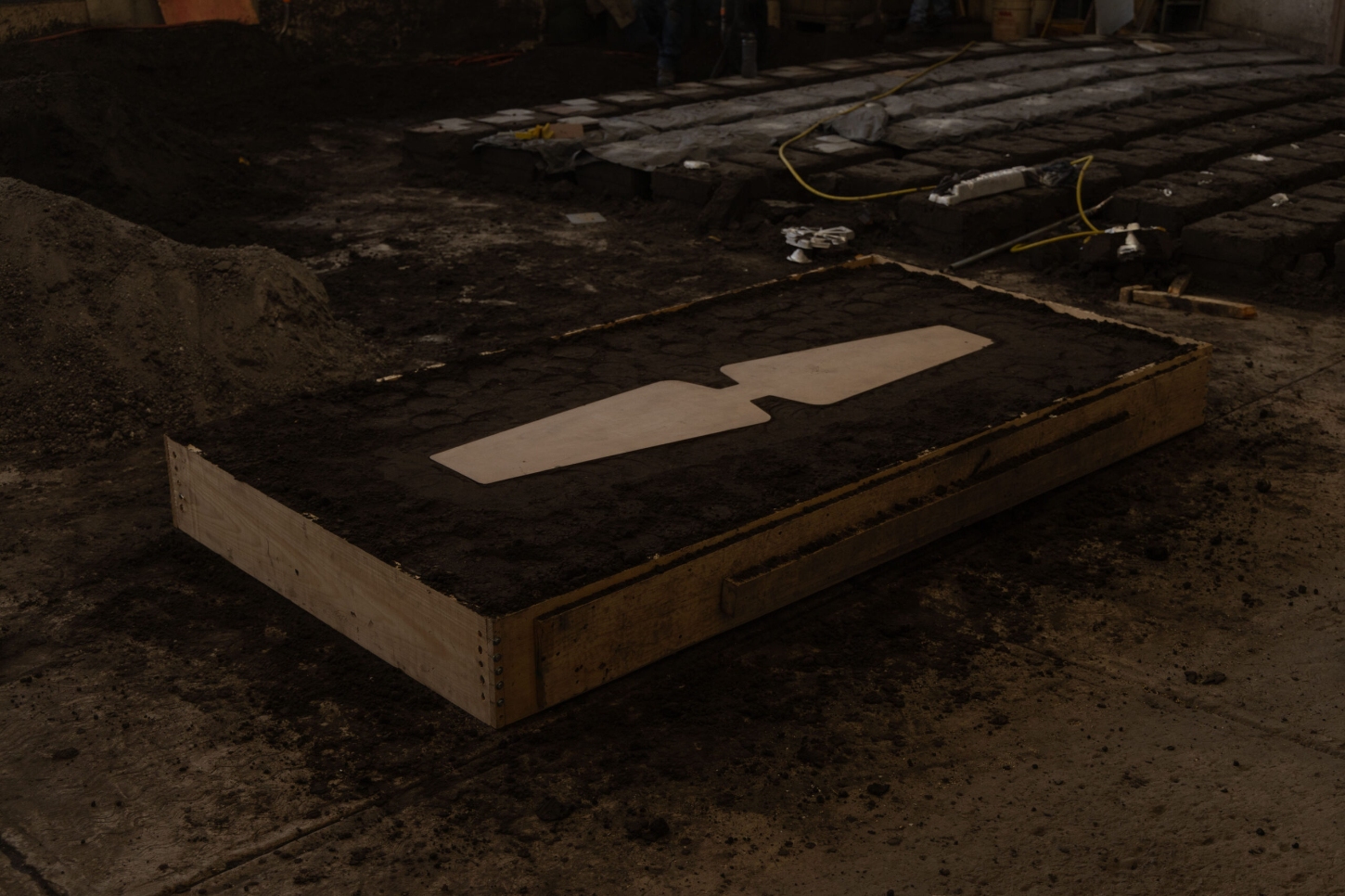 EXHUMA by EWE Studio merges volcanic stone with sand-cast aluminum, echoing Purépecha metalwork