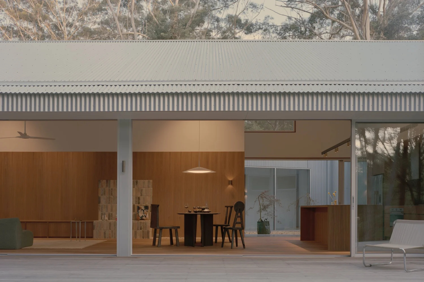 Ironbark House by Sydney-based Klaus Carson Studio is a careful study on minimalist home