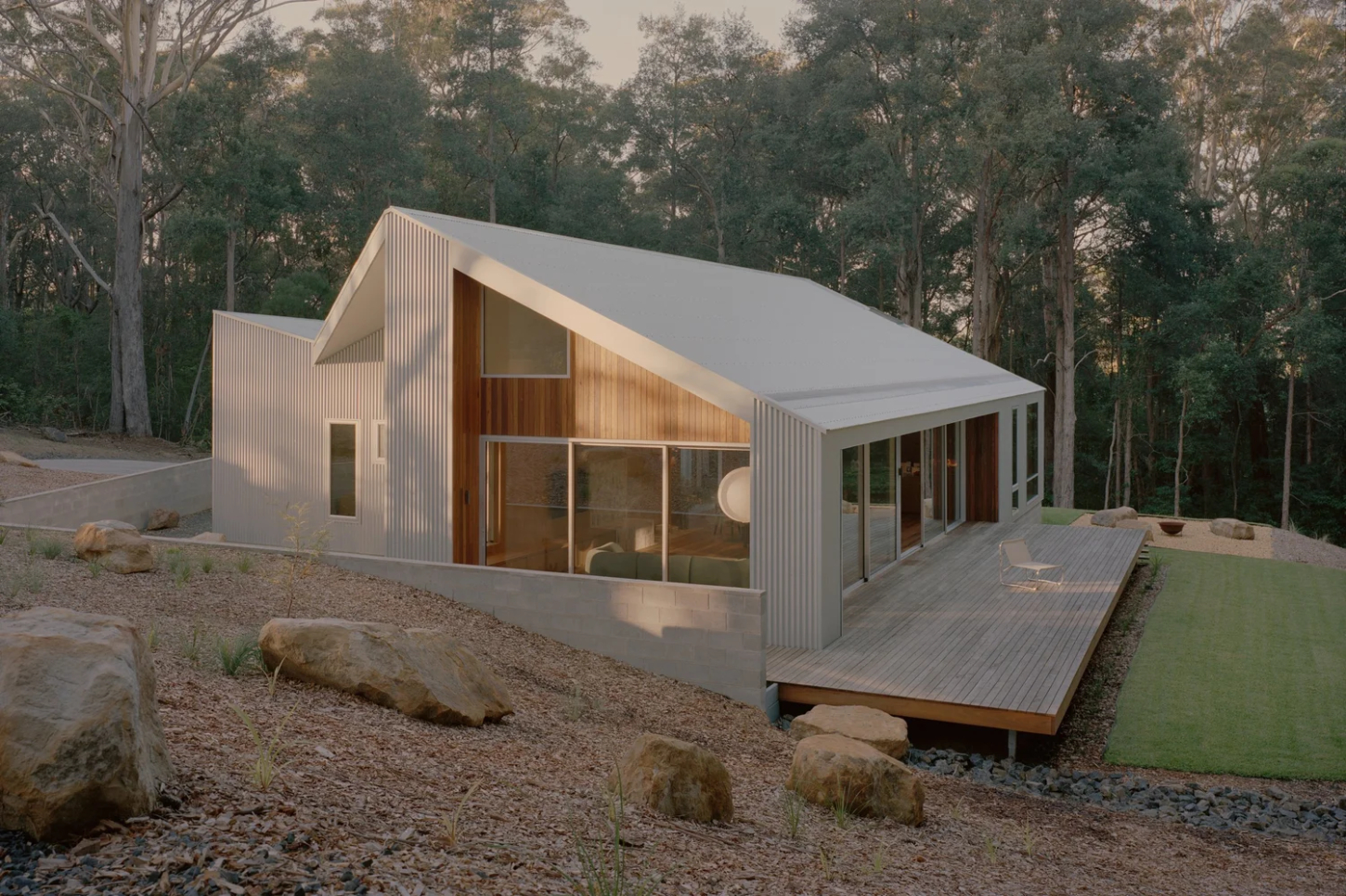 Ironbark House by Sydney-based Klaus Carson Studio is a careful study on minimalist home