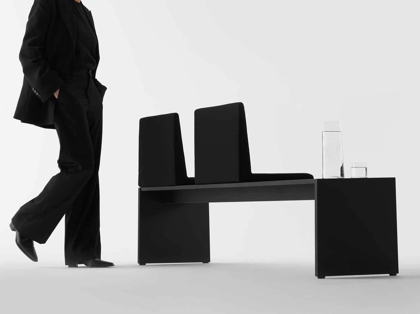 OHH Collection by Gumpo: Soft forms and clean lines meet quiet versatility in modular seating multifunctional design furniture