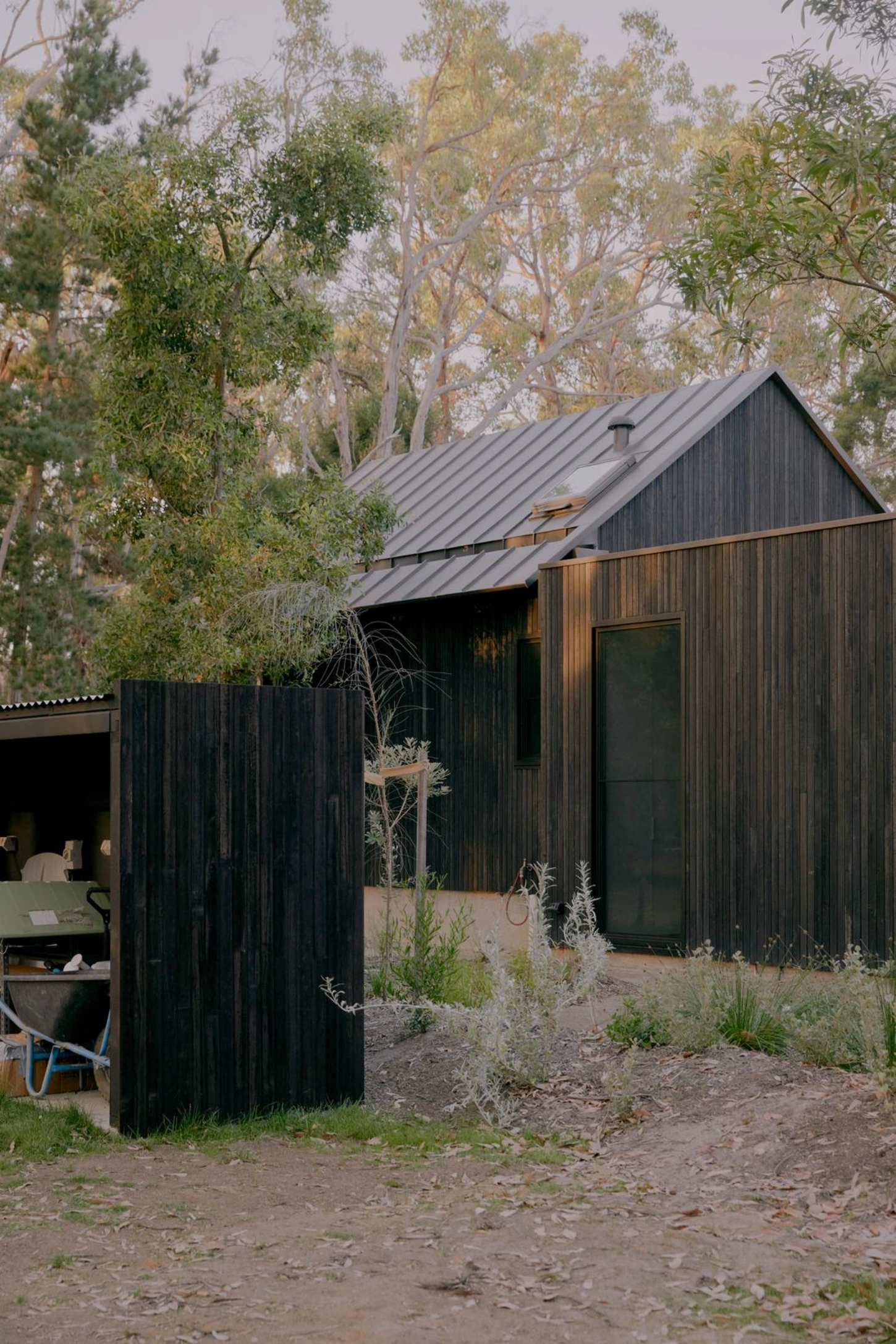 At the edge of Bittern, a quiet off-the-grid cabin by Nic Morgante offers retreat and care in equal measure