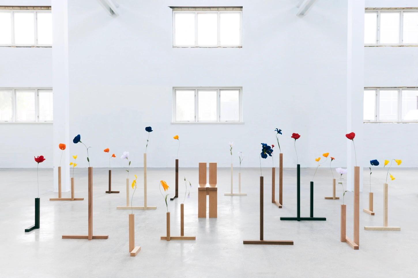 Nick Ross tests restraint in Mixed Grill, turning leftover wood into vases shown at 3 Days of Design