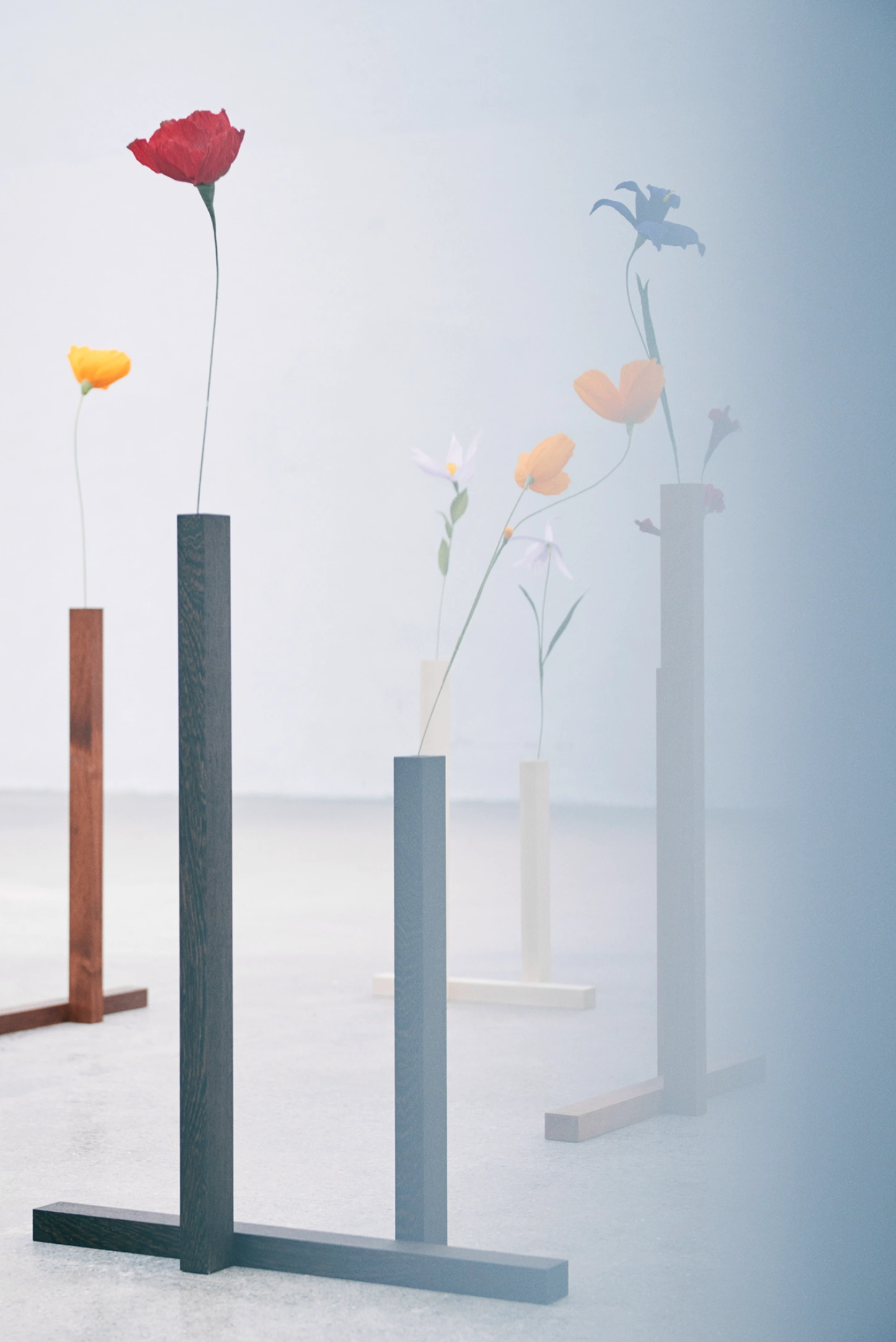 Nick Ross tests restraint in Mixed Grill, turning leftover wood into vases shown at 3 Days of Design