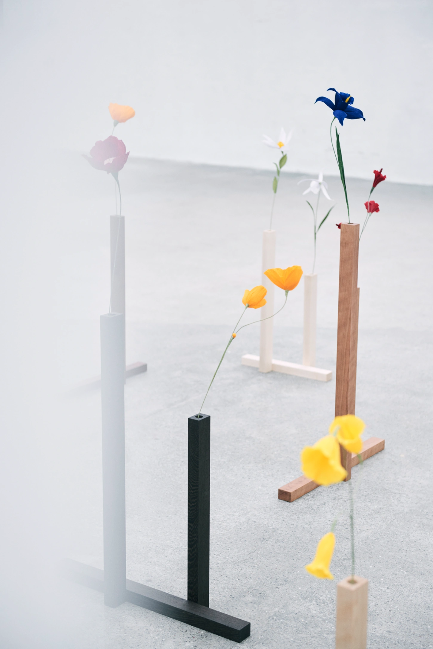 Nick Ross tests restraint in Mixed Grill, turning leftover wood into vases shown at 3 Days of Design