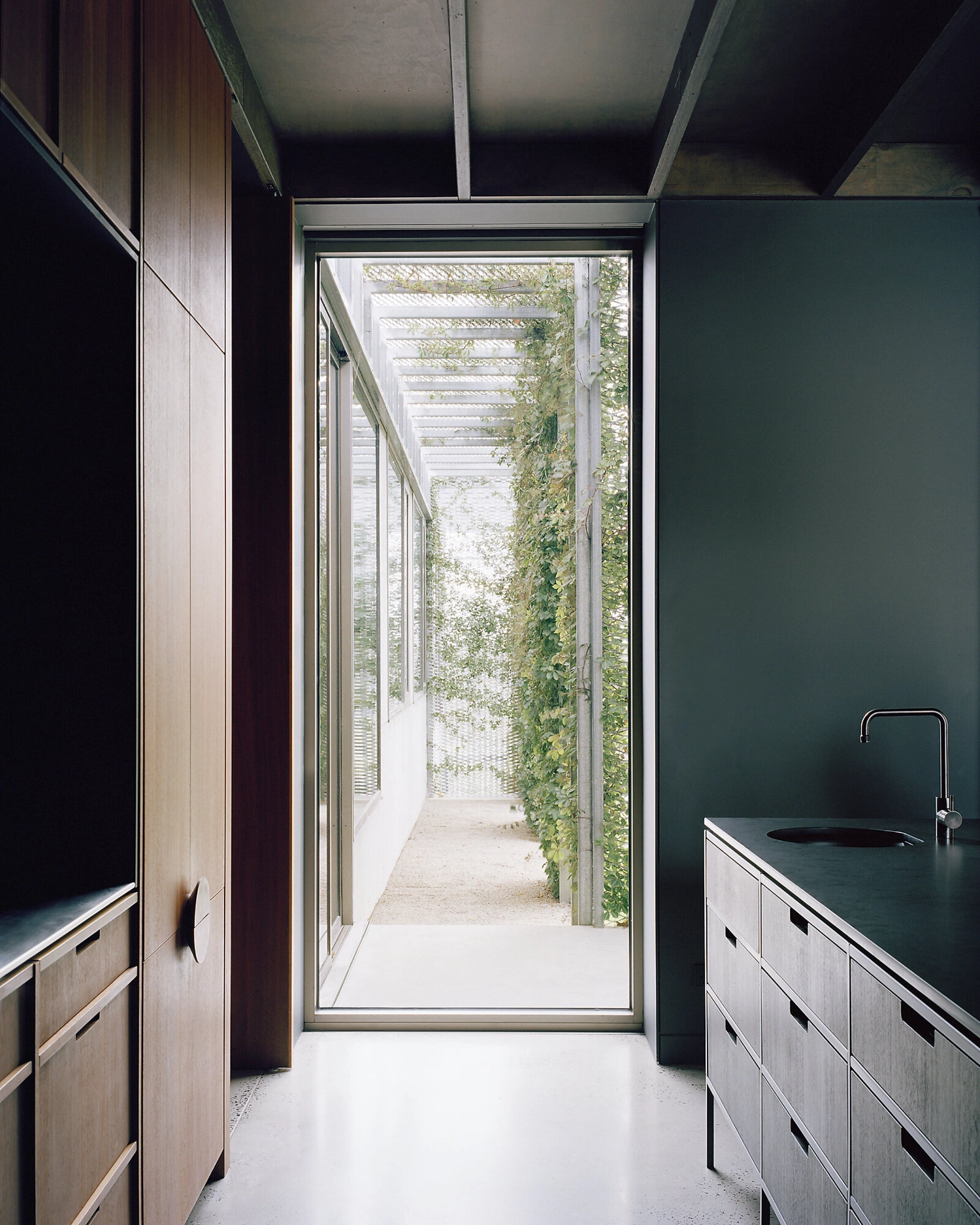 Hedge and Arbour House by Studio Bright, residential architecture, Australian house, minimalism