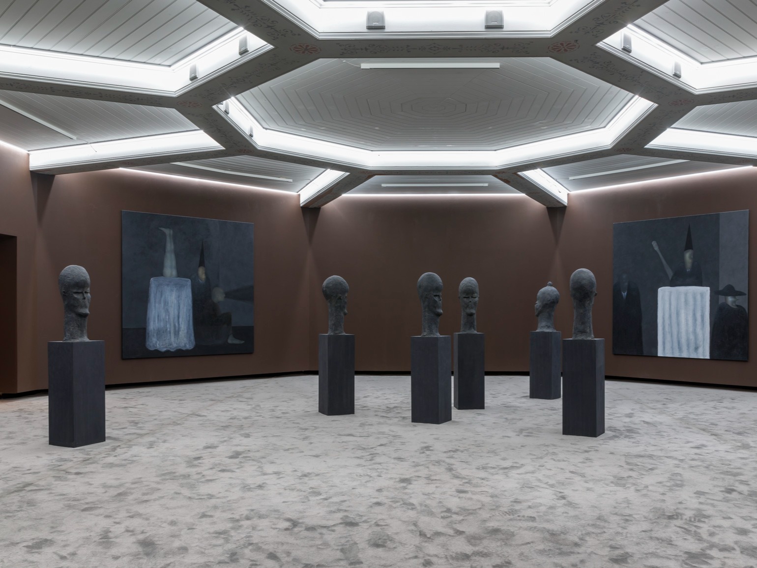 The Burden of Papa Tonnerre by Pol Taburet at Schinkel Pavillon, art exhibition, berlin guide, painting, sculpture