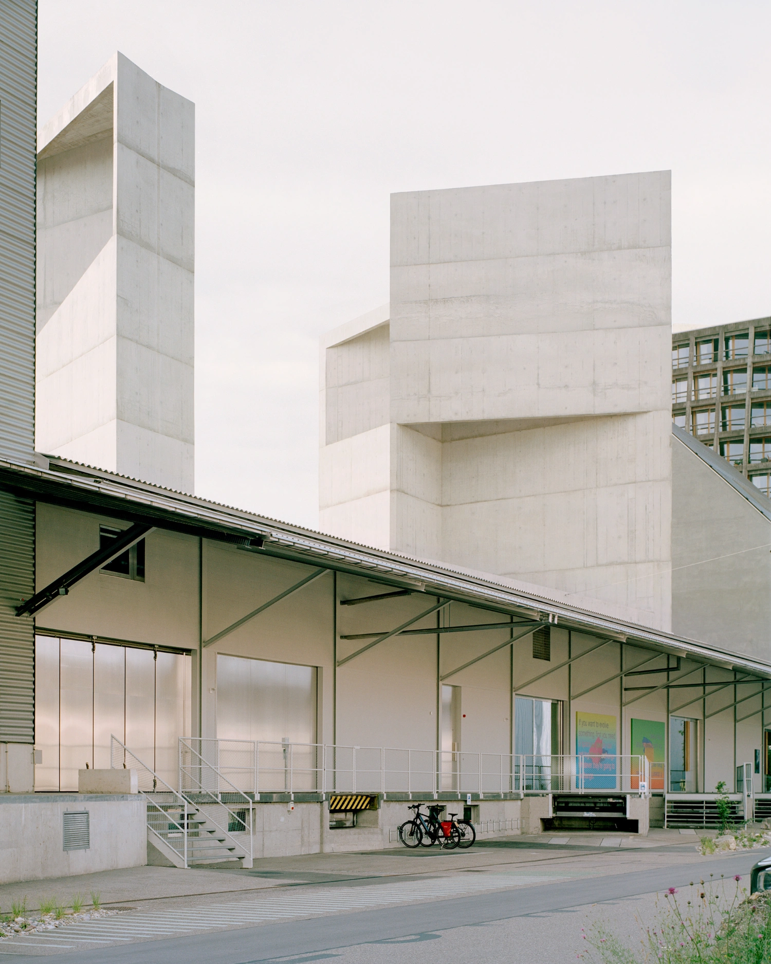 Kunsthaus Baselland by Buchner Bründler Architekten, art museum, Basel guide, concrete architecture