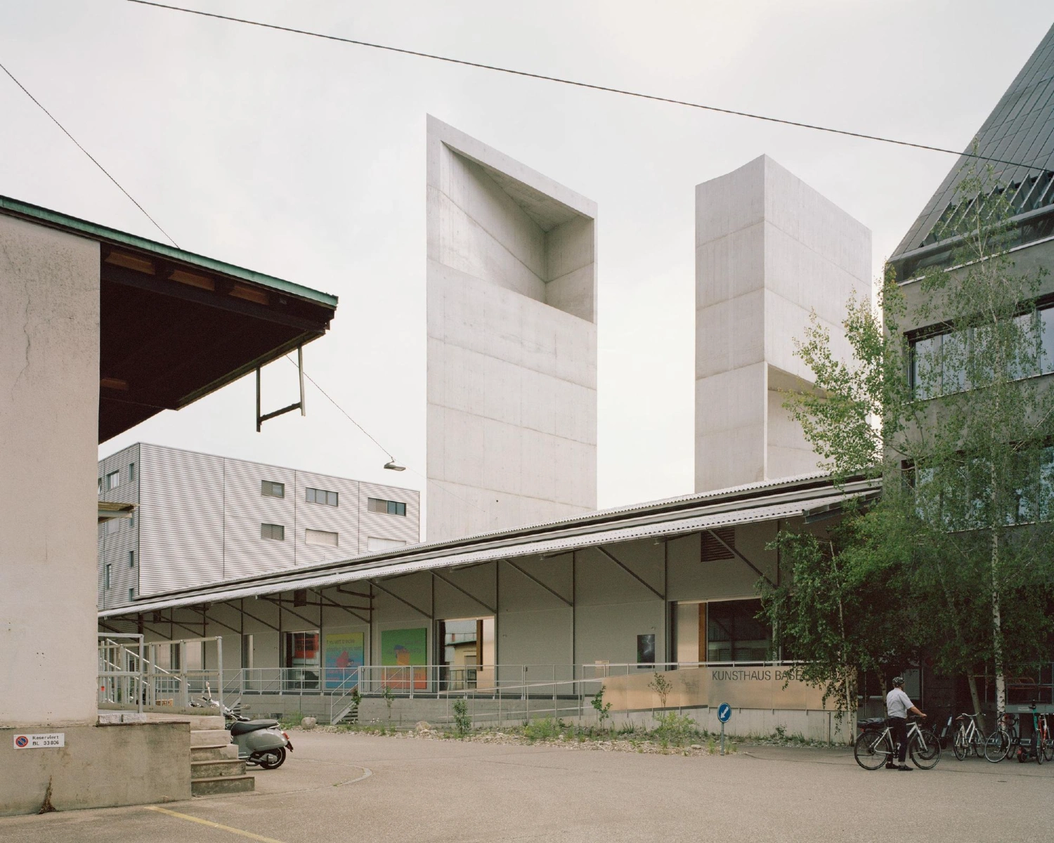 Kunsthaus Baselland by Buchner Bründler Architekten, art museum, Basel guide, concrete architecture