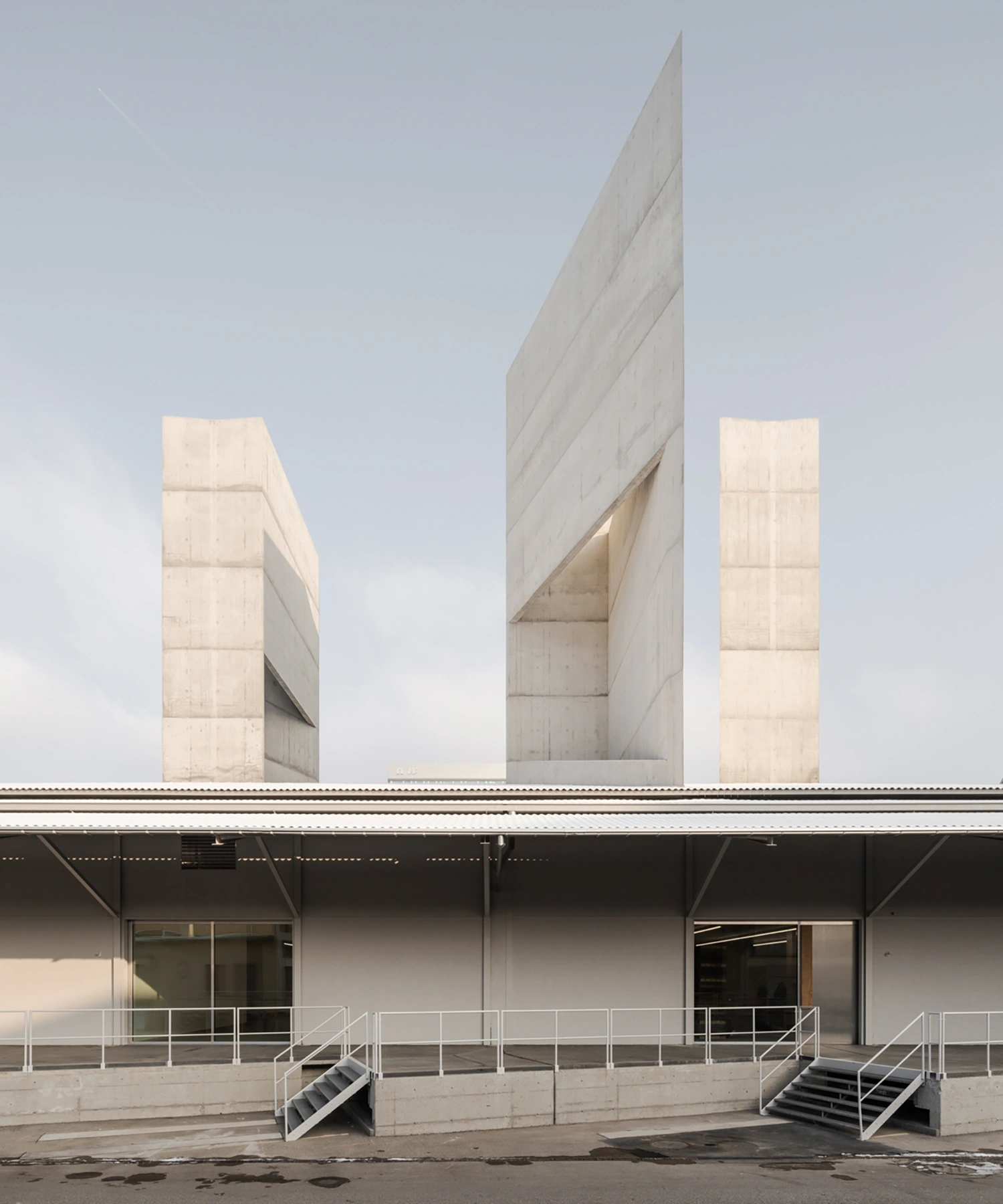 Kunsthaus Baselland by Buchner Bründler Architekten, art museum, Basel guide, concrete architecture