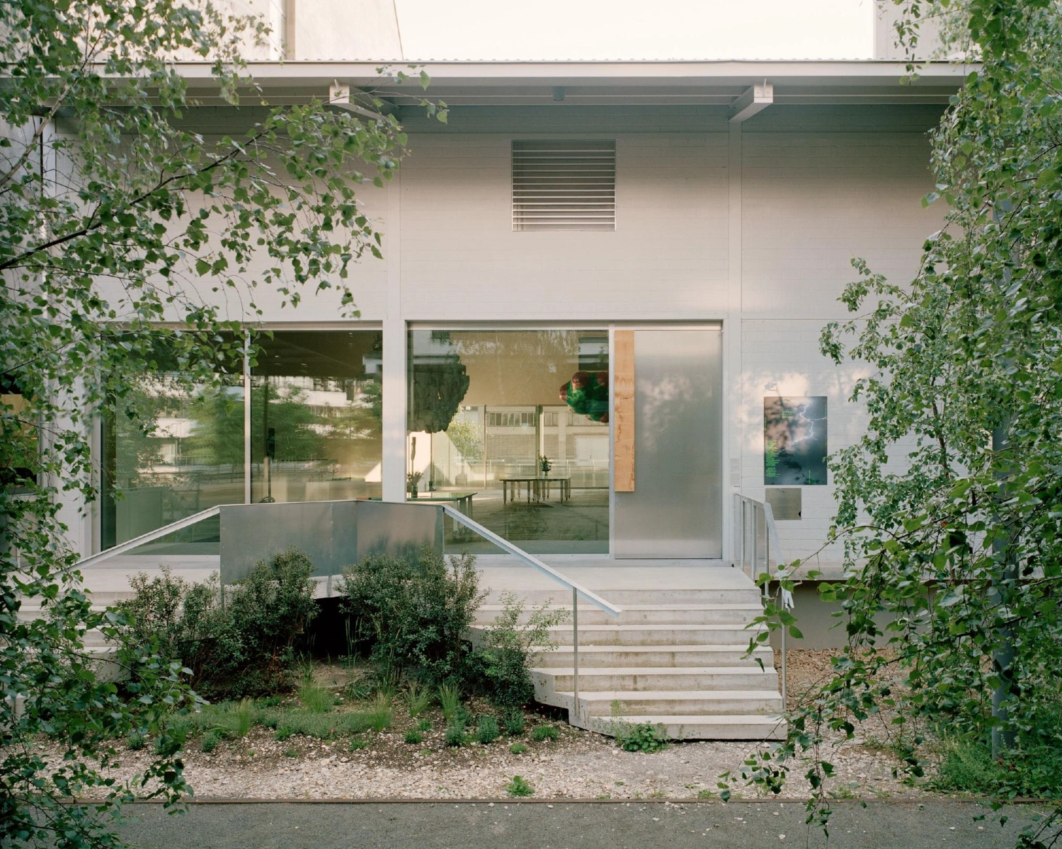 Kunsthaus Baselland by Buchner Bründler Architekten, art museum, Basel guide, concrete architecture