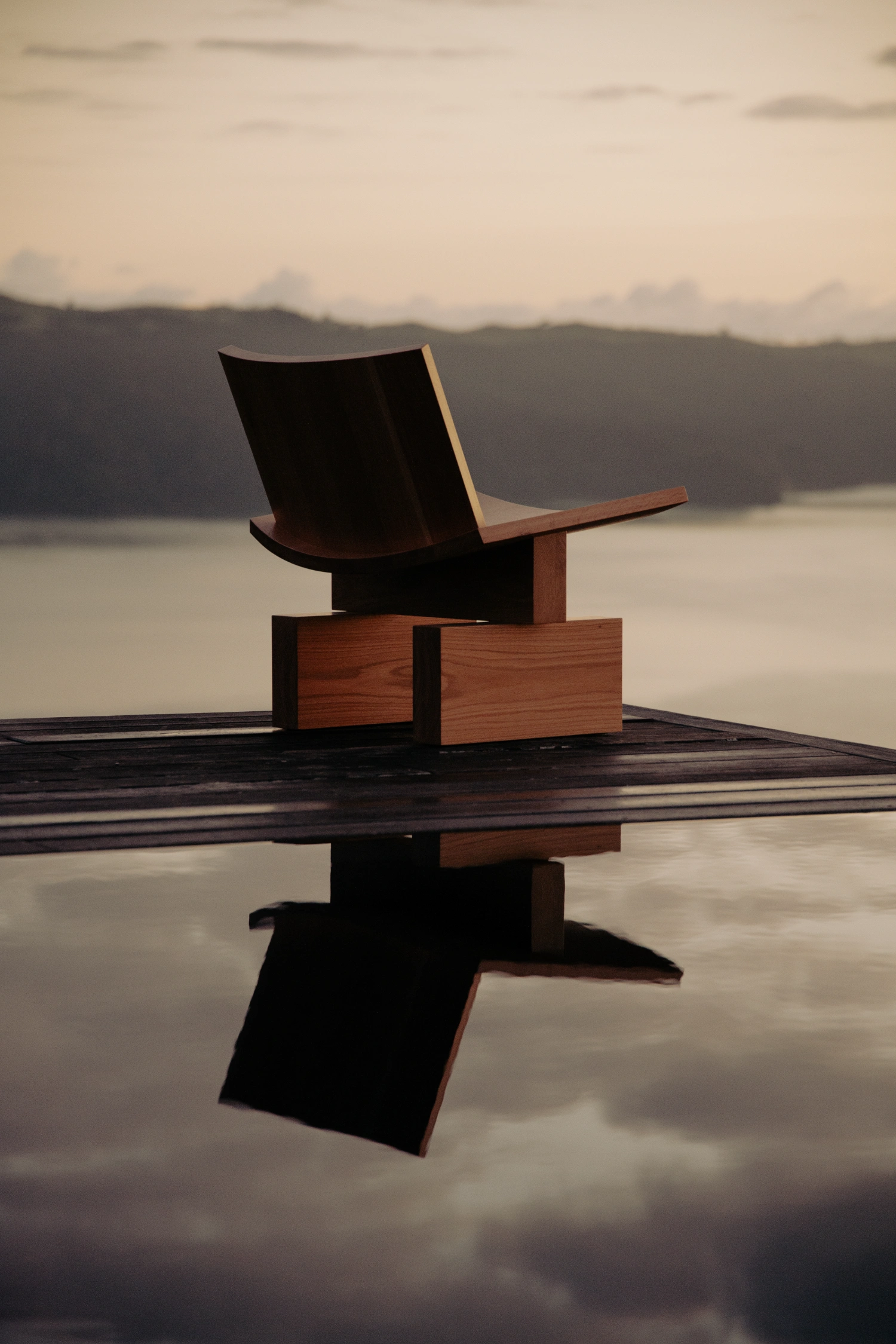 Plane Lounge Chair by Jamie McLellan, minimalism, chair design, wood, Resident