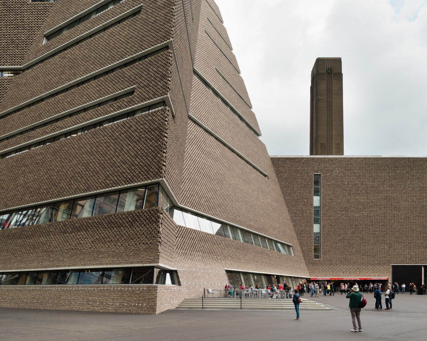 The Tate Modern by Herzog & de Meuron — Herzog & de Meuron's conversion preserves the Bankside Power Station's industrial vocabulary through restrained intervention.