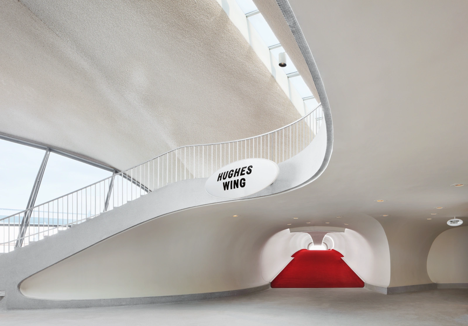 TWA Hotel by Eero Saarinen, architecture, interiors, hotel, concrete