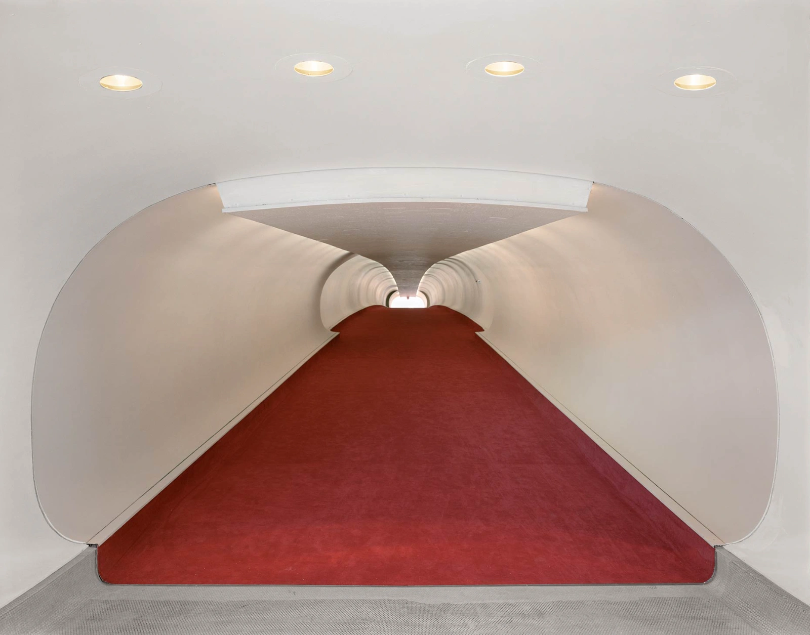 TWA Hotel by Eero Saarinen, architecture, interiors, hotel, concrete