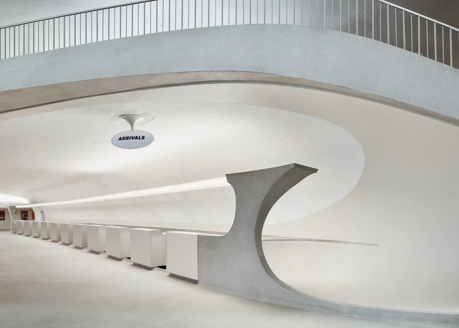 TWA Hotel by Eero Saarinen, architecture, interiors, hotel, concrete