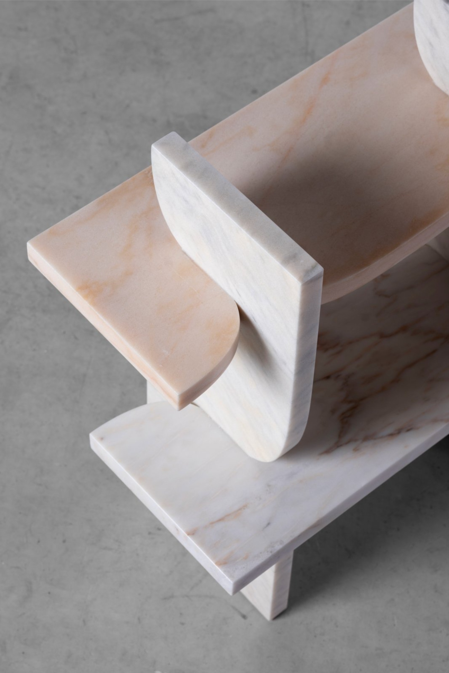 BARAAHP by Maria Tyakina for Agglomerati Stone Marble Italian Collectible Design