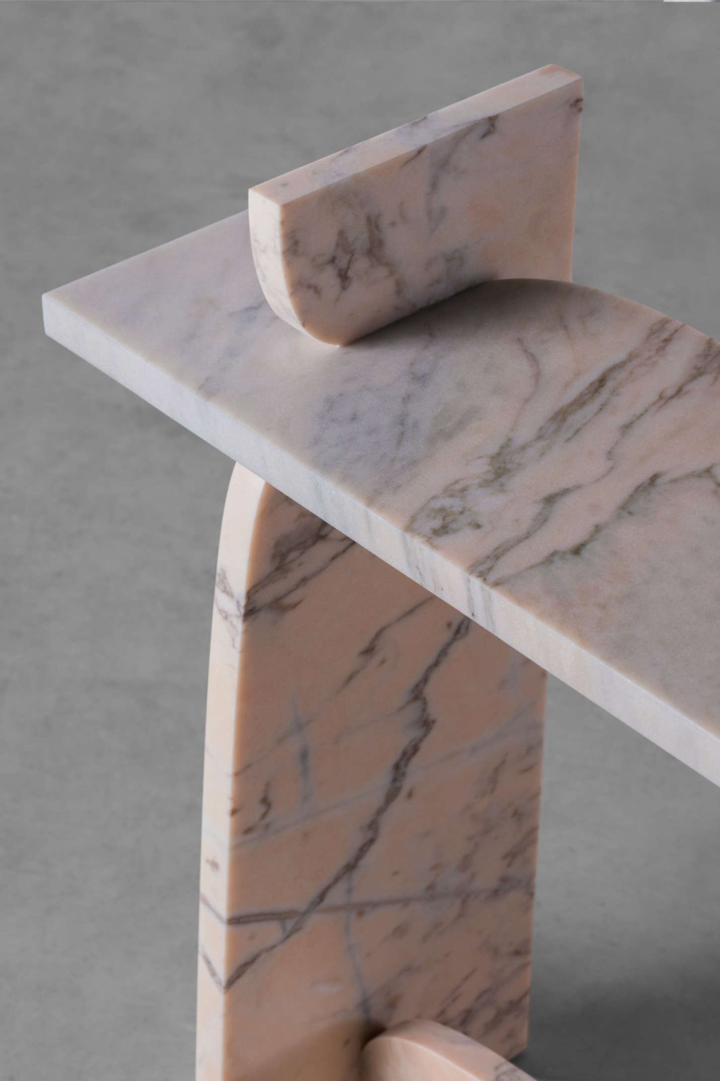 BARAAHP by Maria Tyakina for Agglomerati Stone Marble Italian Collectible Design