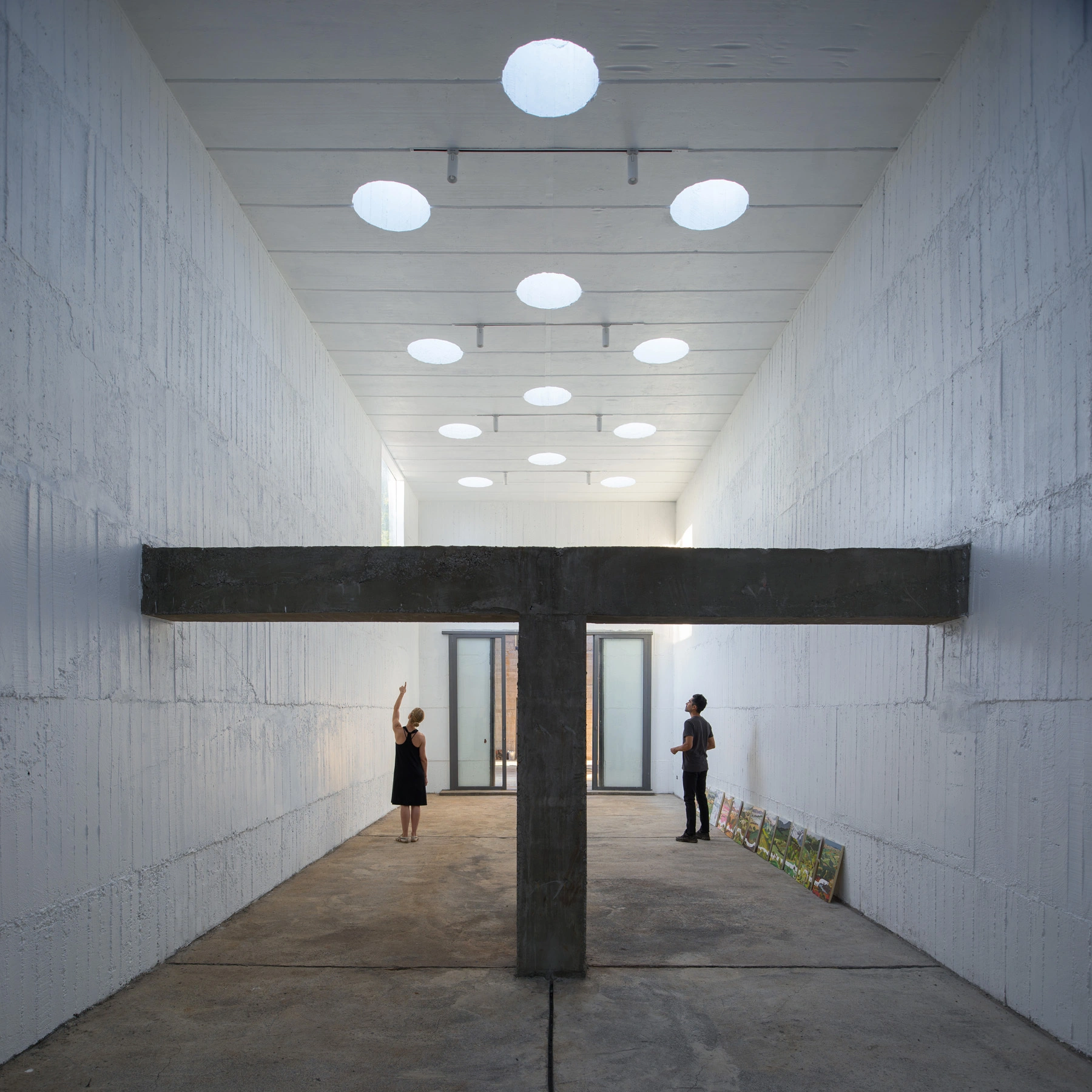 Luna House by Pezo von Ellrichshausen, concrete villa, brutalist architecture, brutalism, chile