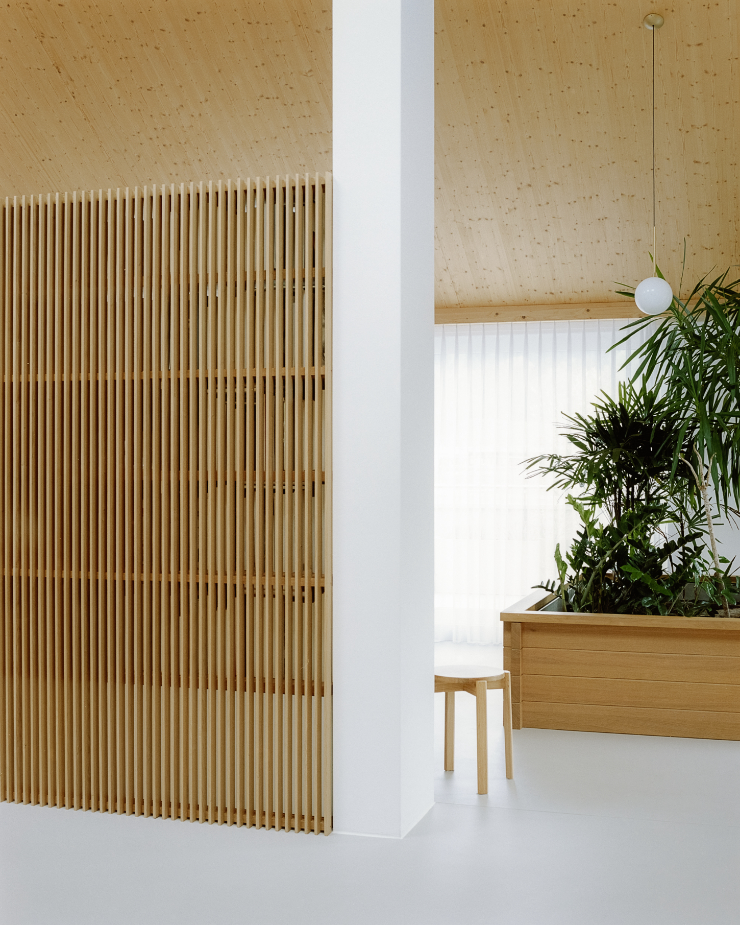 Yves Suter Atelier — A threshold view into Yves Suter's atelier reveals the materiality of his design approach.