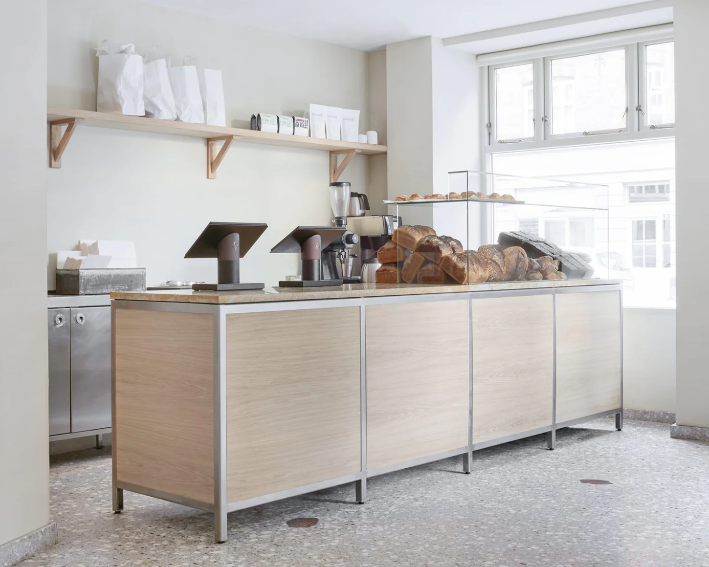 Juno The Bakery by FRAMA, interiors, wood, minimalism