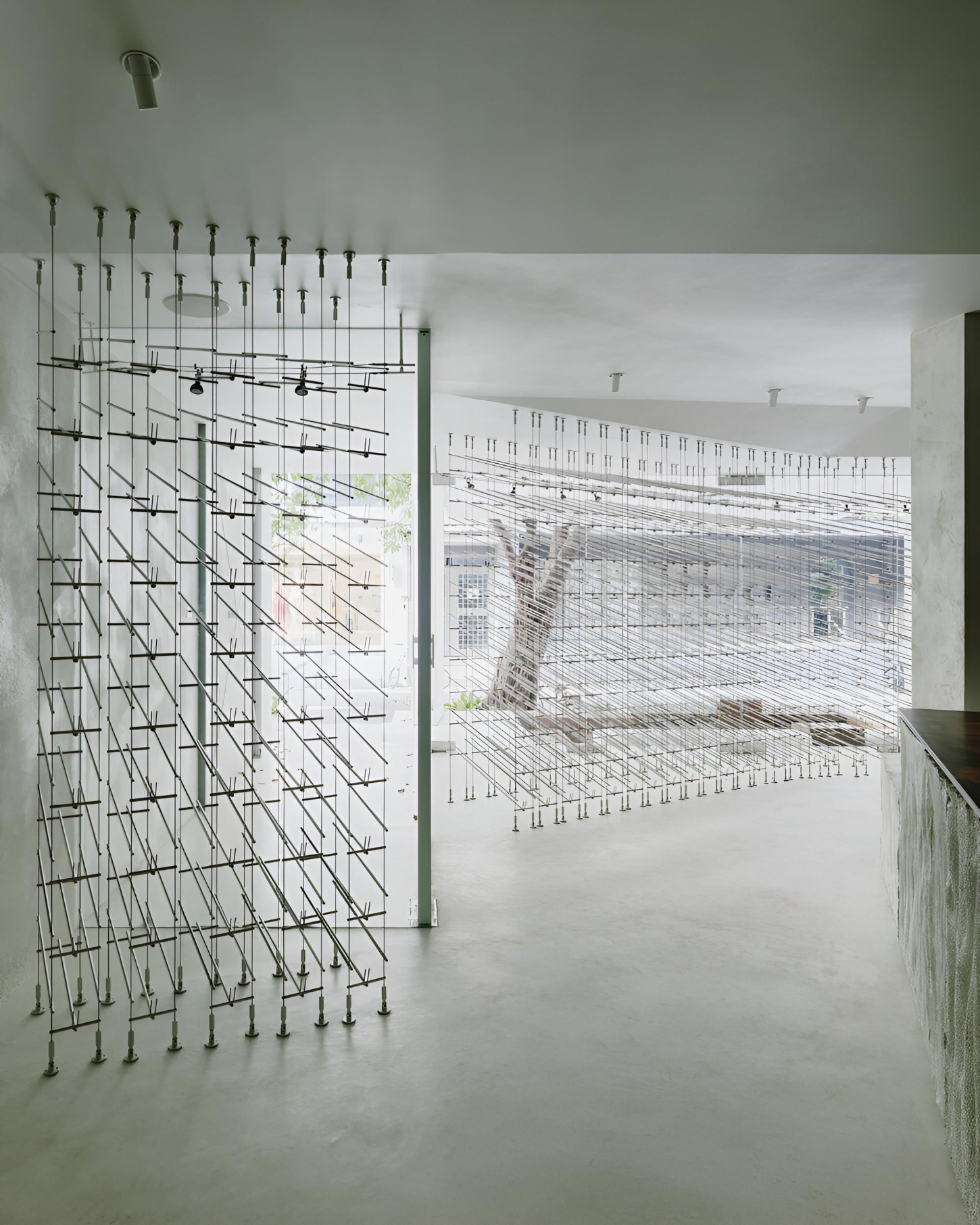 Beanroom by Waterfrom, interiors, cafe, minimalism, concrete, wood