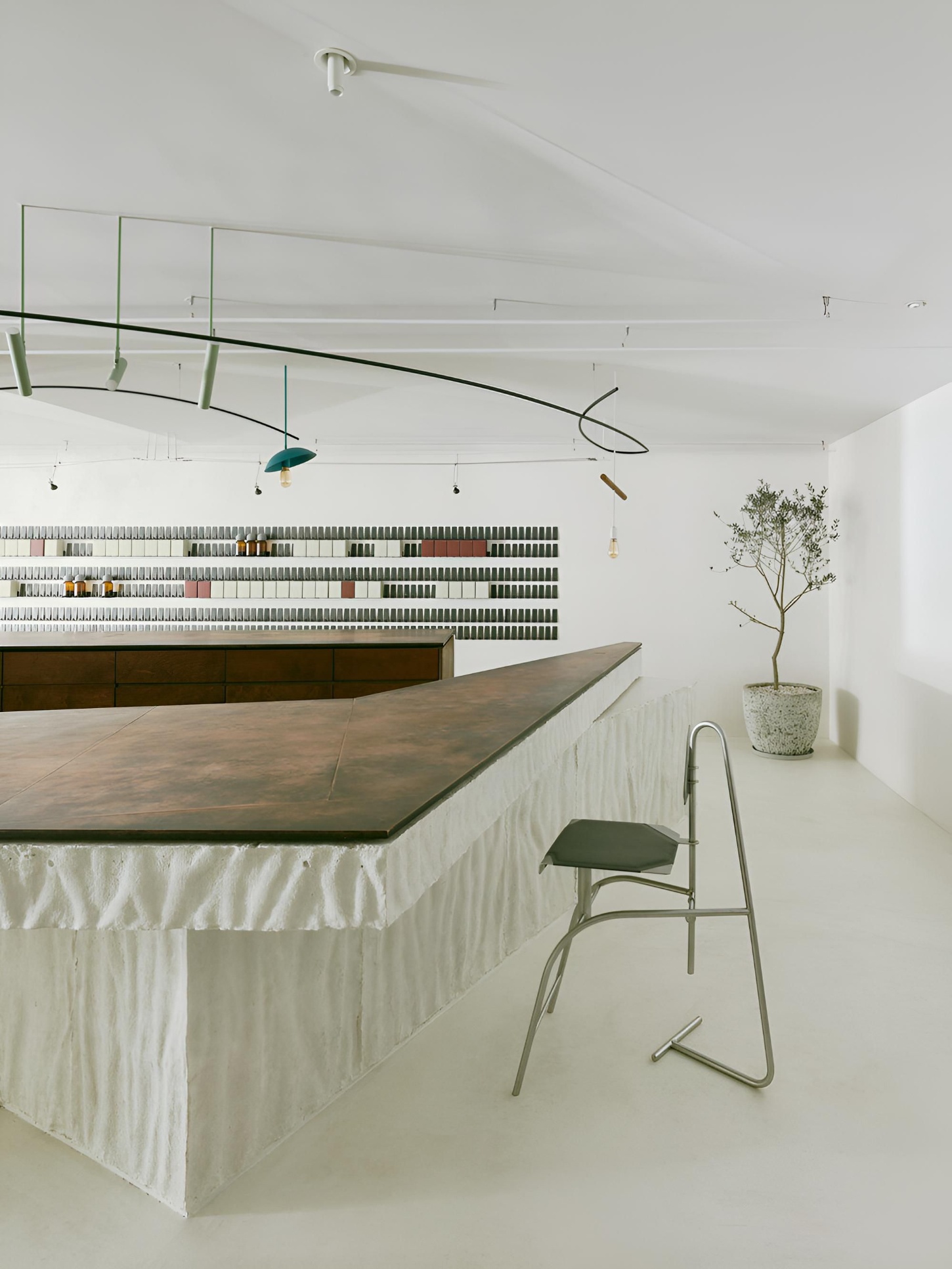 Beanroom by Waterfrom, interiors, cafe, minimalism, concrete, wood