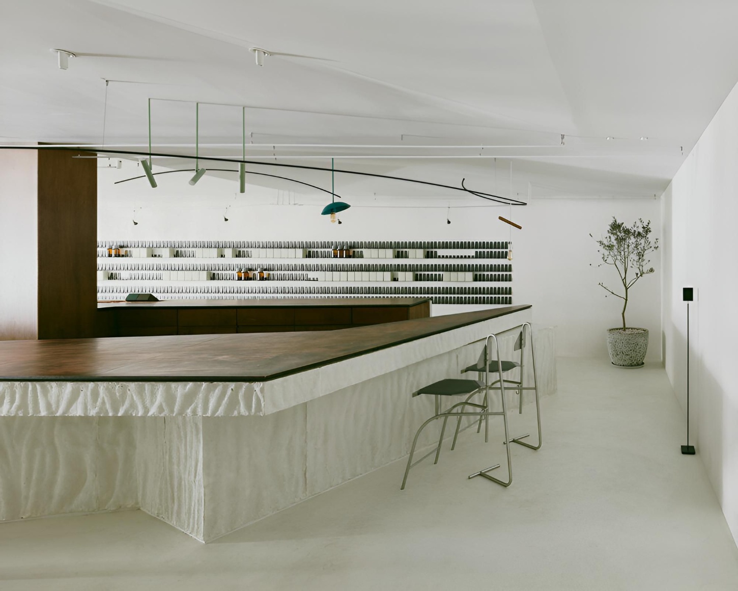 Beanroom by Waterfrom, interiors, cafe, minimalism, concrete, wood