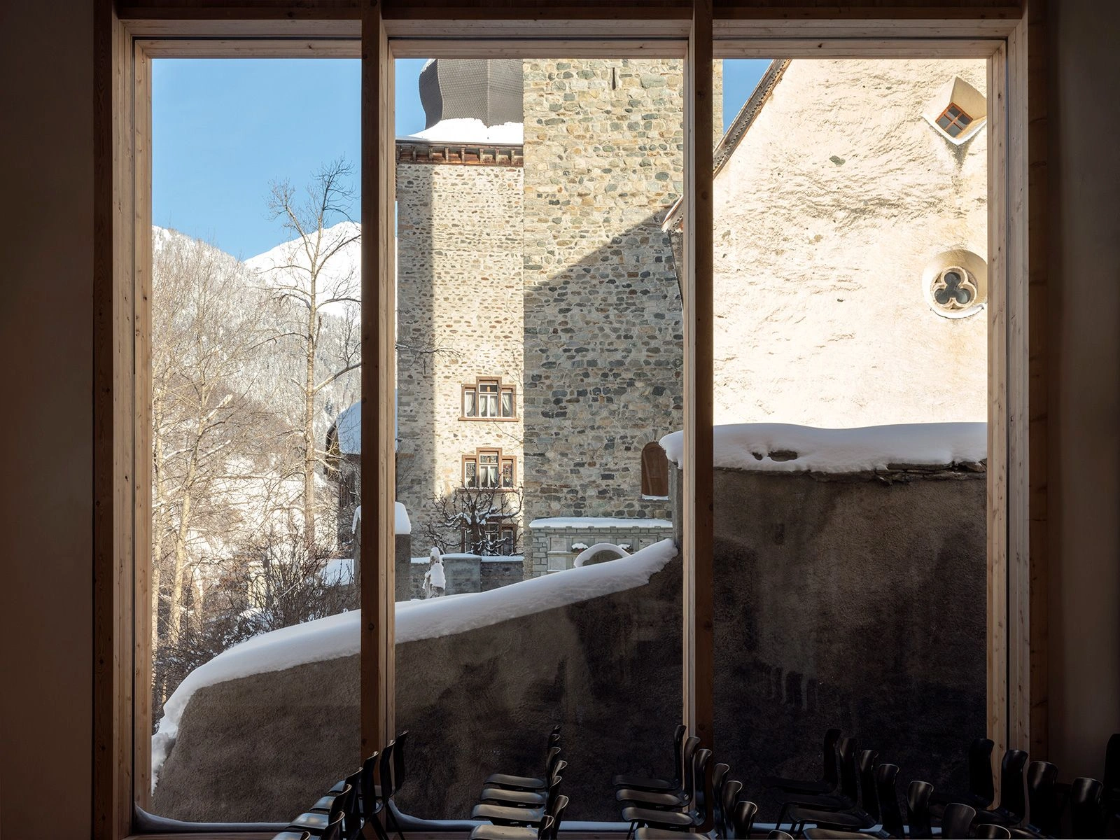 Muzeum Susch, architecture, art, museum, stone, artspace