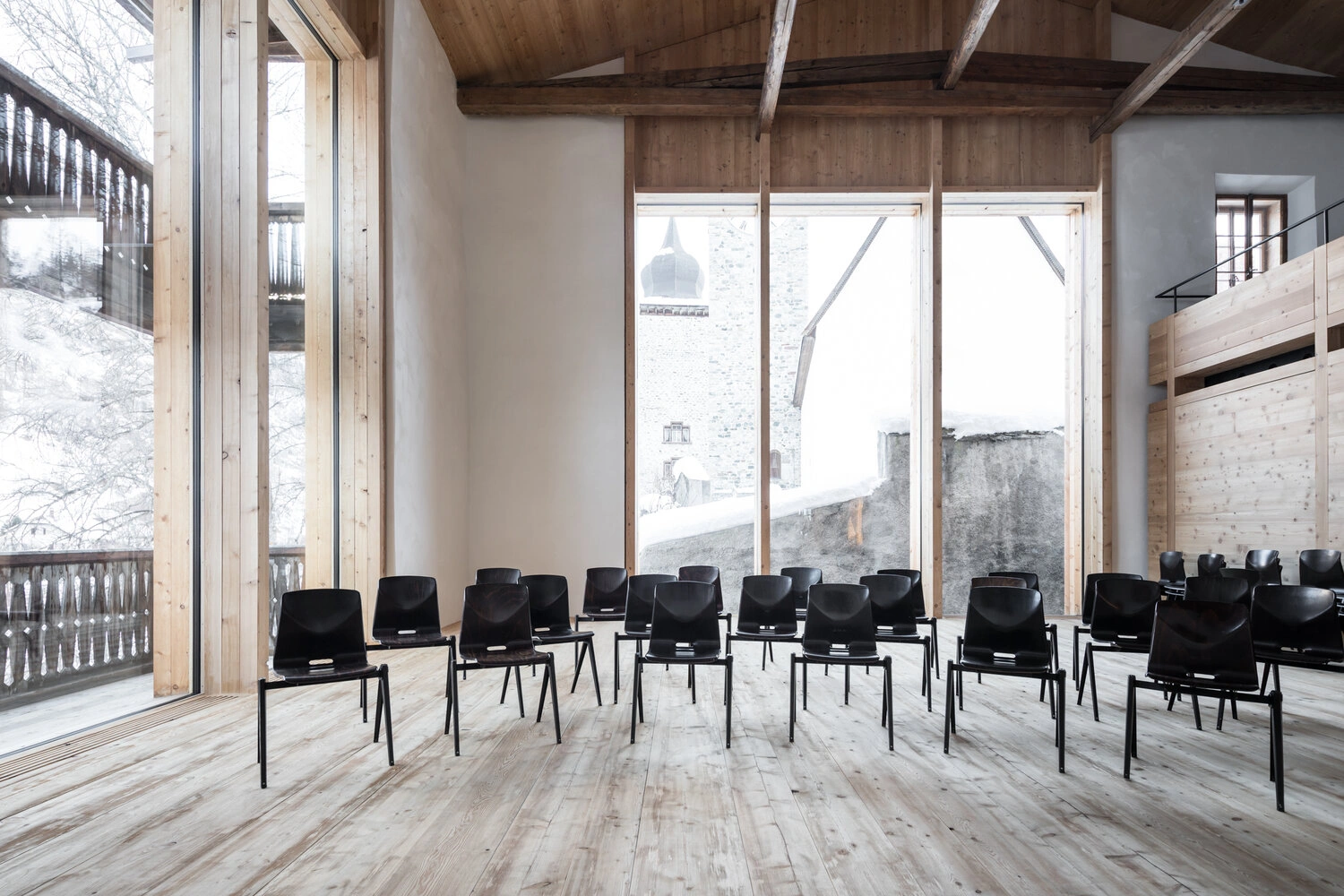 Muzeum Susch, architecture, art, museum, stone, artspace