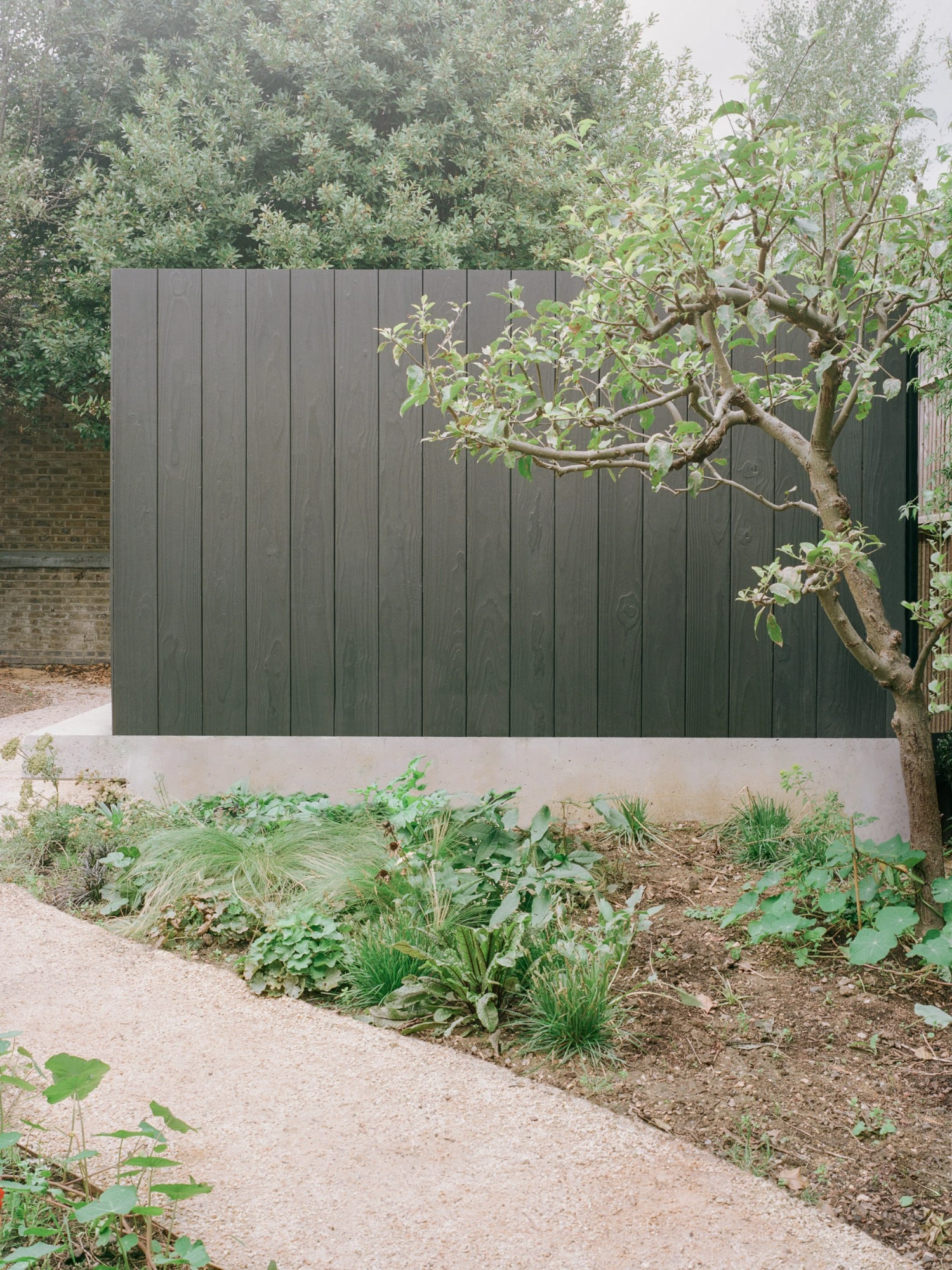 Shou Sugi Bangers by Unknown Works, minimalism, architecture, black, wood, sound