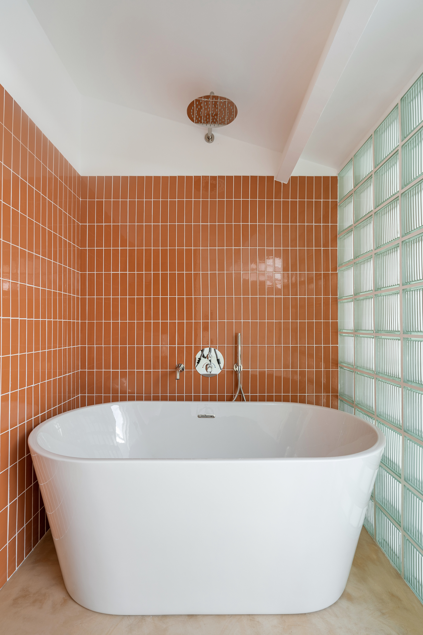 Petit Gervais Duplex by AJAR, colors, interiors, minimalism, concrete