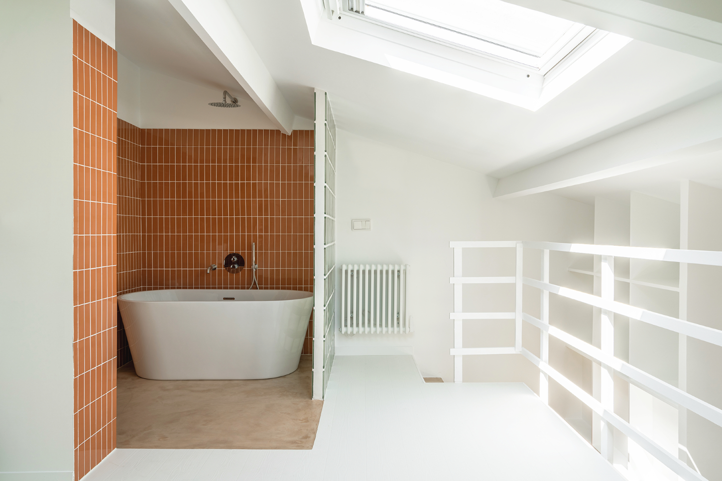 Petit Gervais Duplex by AJAR, colors, interiors, minimalism, concrete