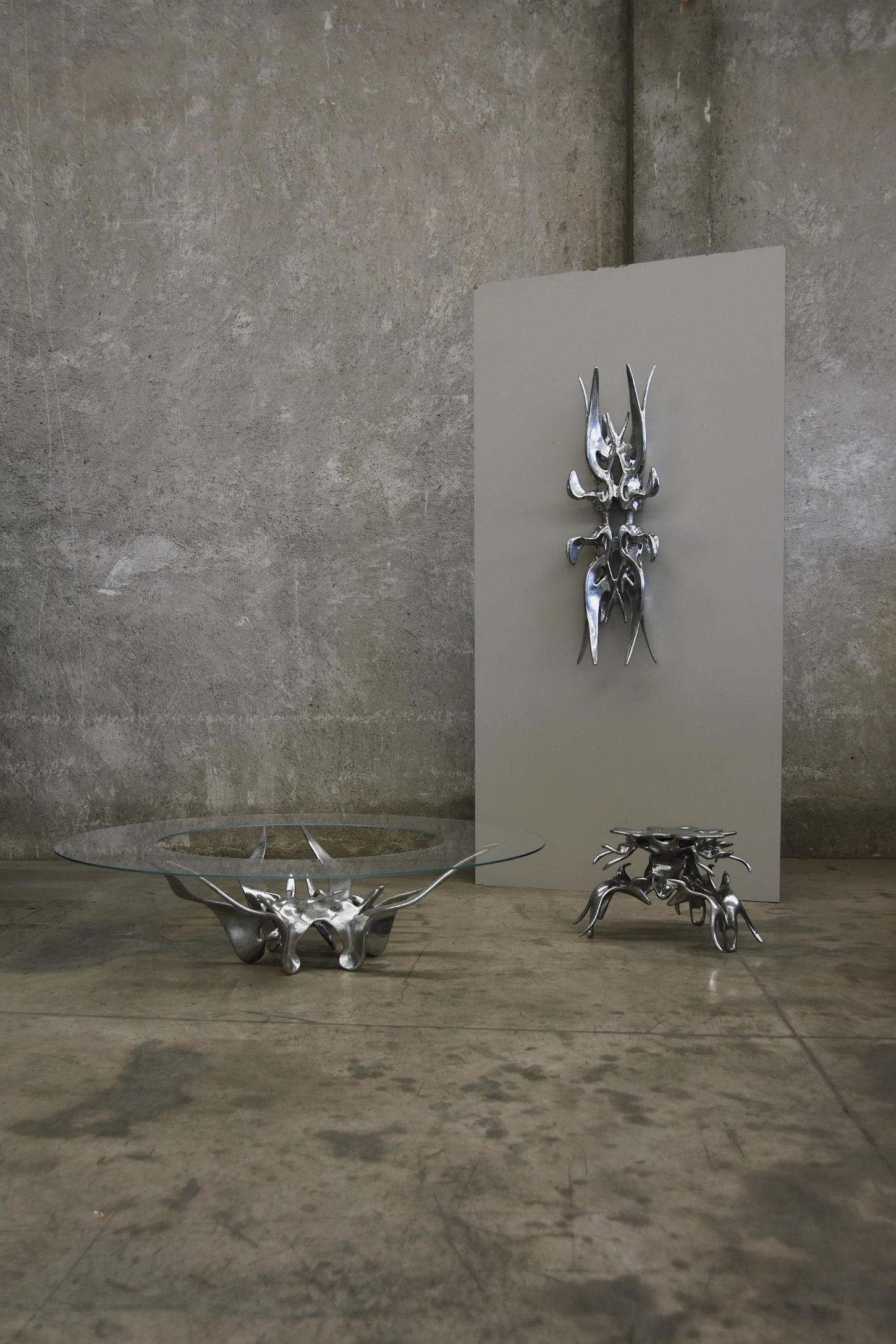 Materia Digital by ERM Studio, 3D, conceptual, glass, aluminium, object