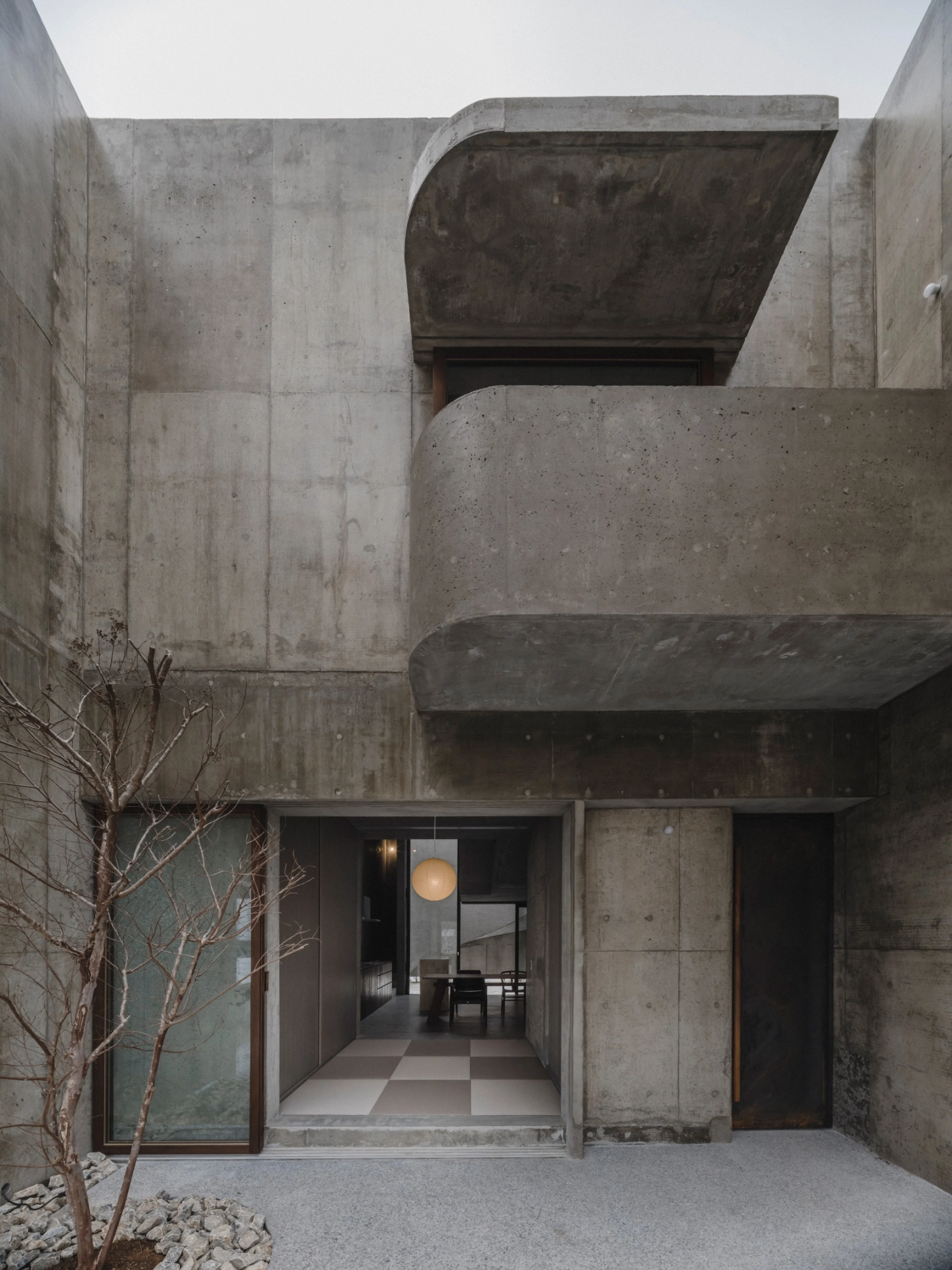 House in Nishizaki by Studio Cochi Architects, minimalism, concrete, conceptual, brutalism, architecture