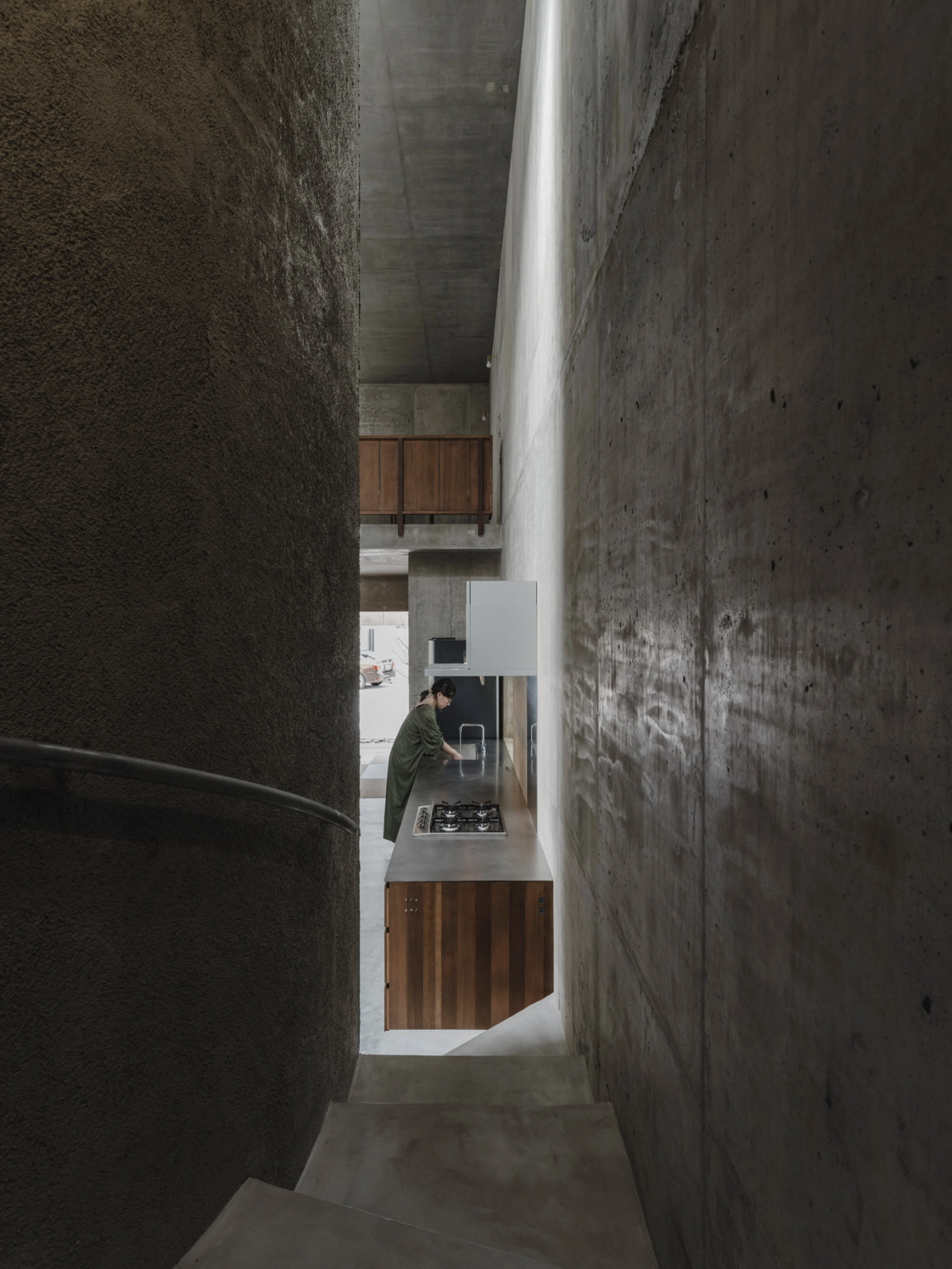 House in Nishizaki by Studio Cochi Architects, minimalism, concrete, conceptual, brutalism, architecture