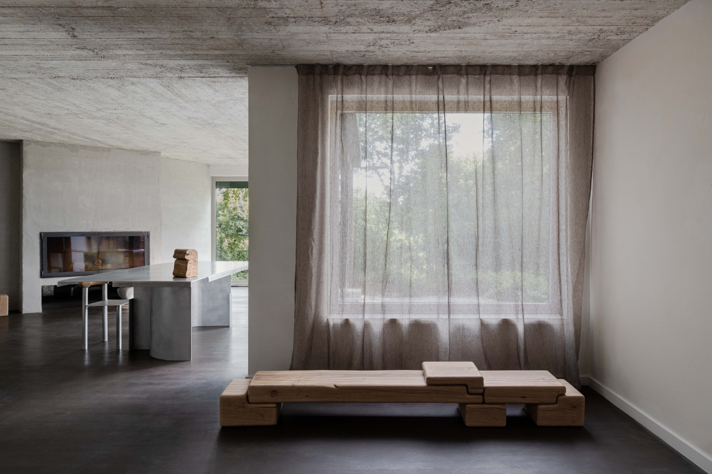 Studio Space by Linde Freya Tangelder, atelier, design, concrete, interiors