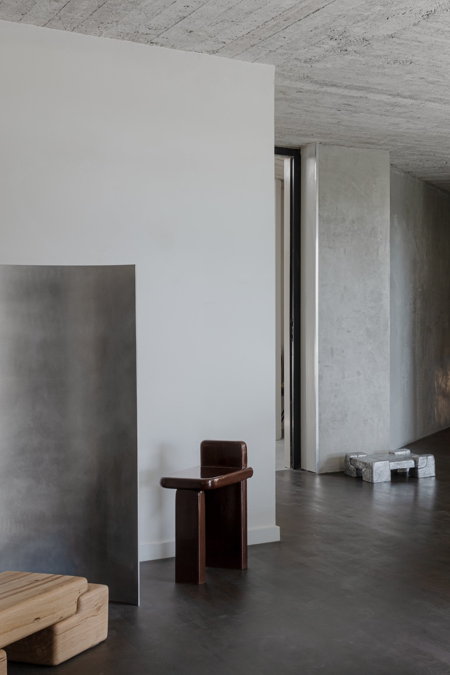 Studio Space by Linde Freya Tangelder, atelier, design, concrete, interiors
