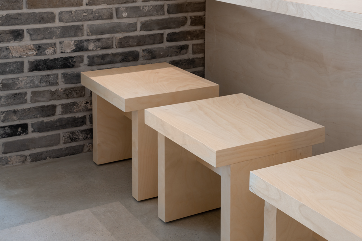 Mokki by GGJH, cafe, minimalism, steel, brick, renovation