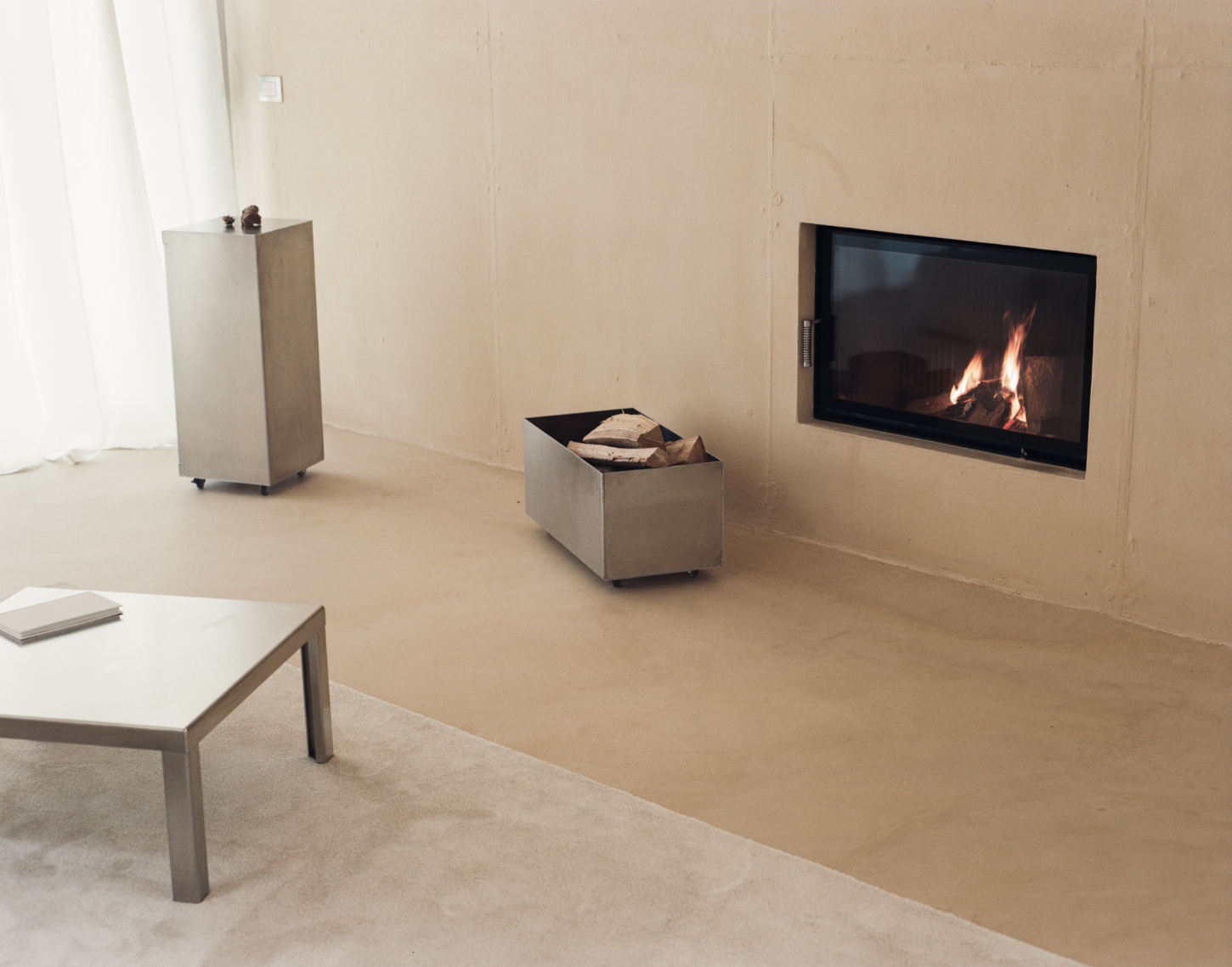 Villa Clea by Matteo Corbellini, clay, interiors, minimalism, aluminium, steel