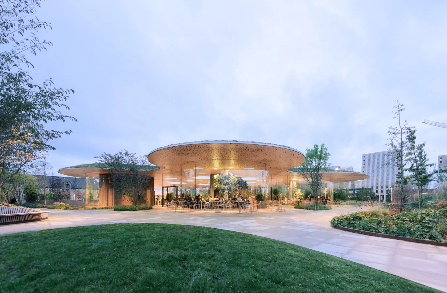 Opera Park by Cobe, landscape, architecture, green, sustainable